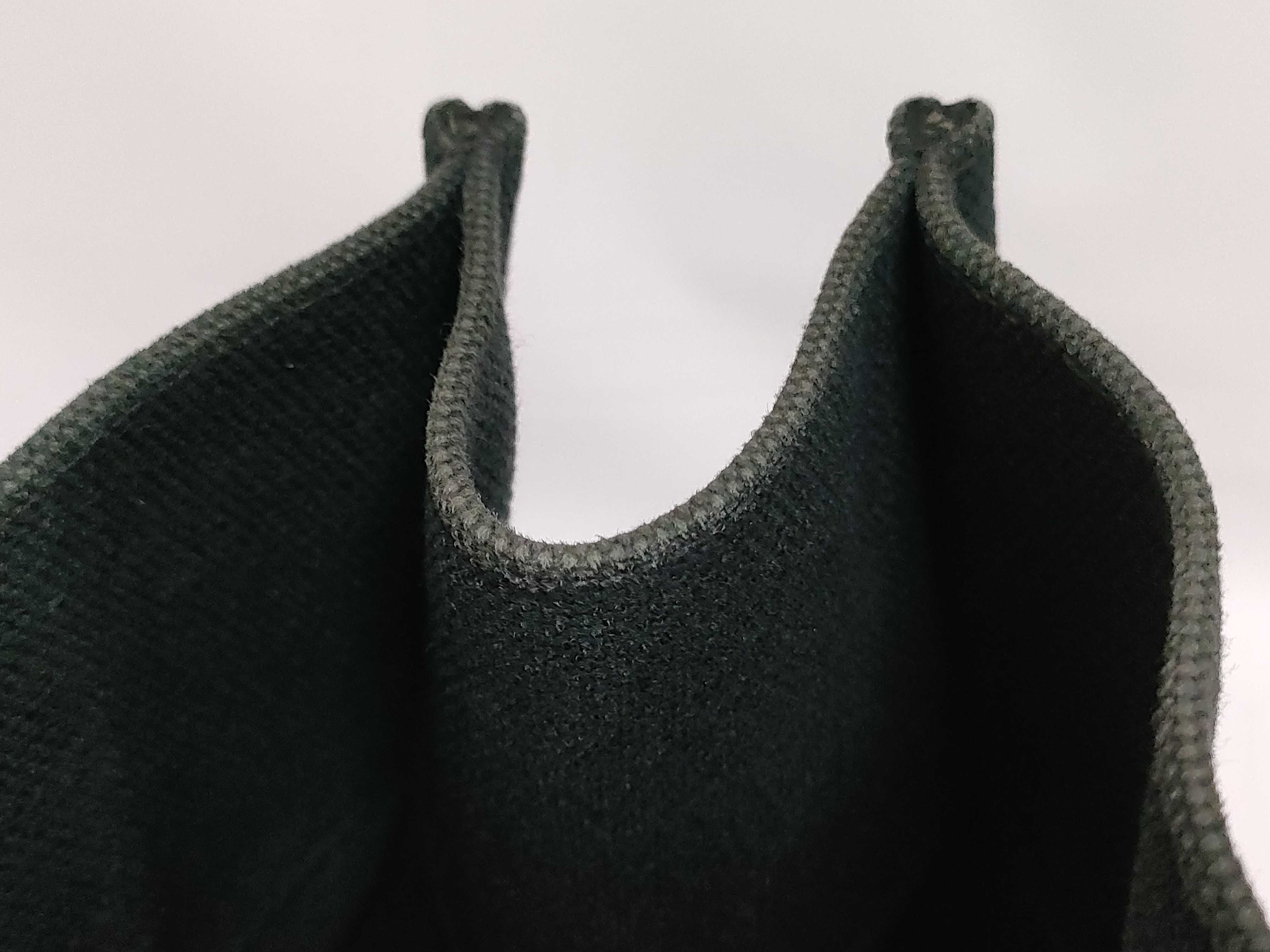 Etrivière Shopping Tote Bag / Black / Canvas / O Stamp — view 6