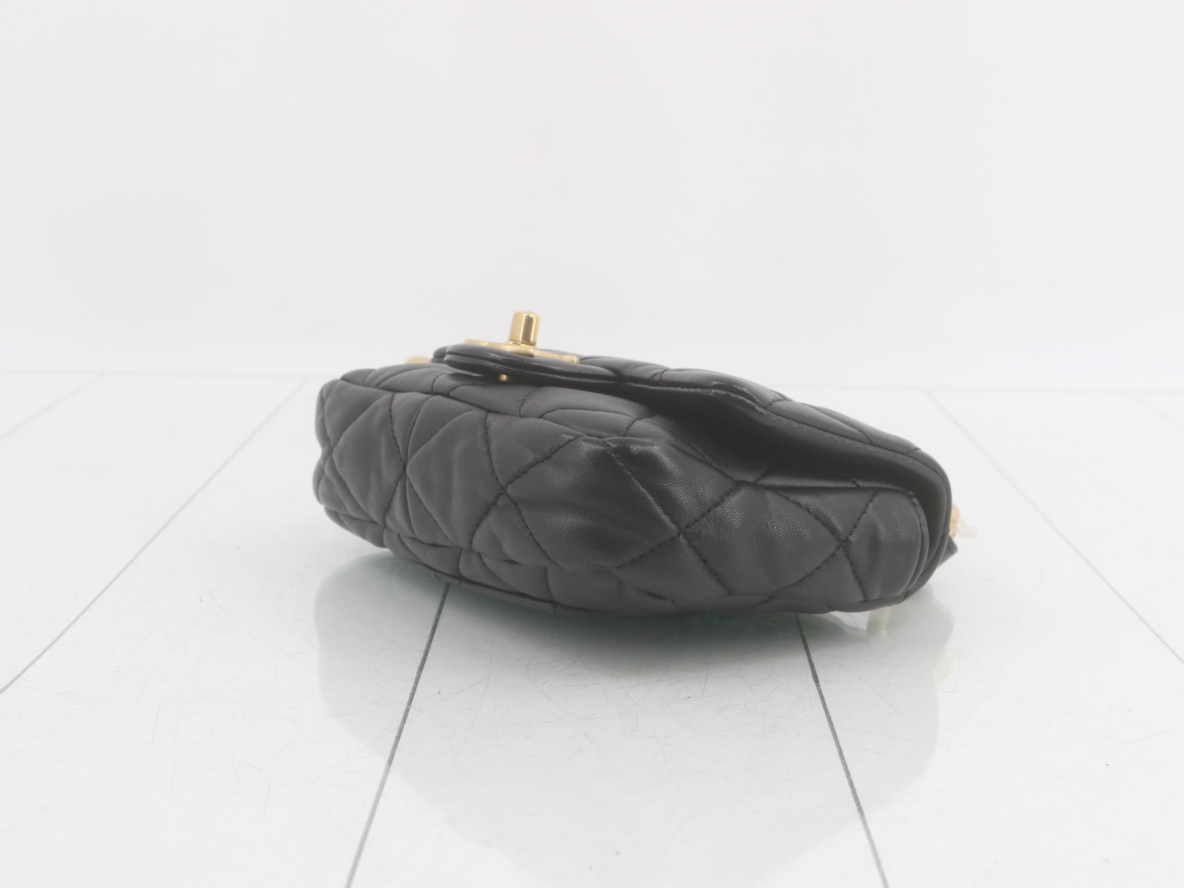 Lambskin Matelassé Shoulder Bag — view 6