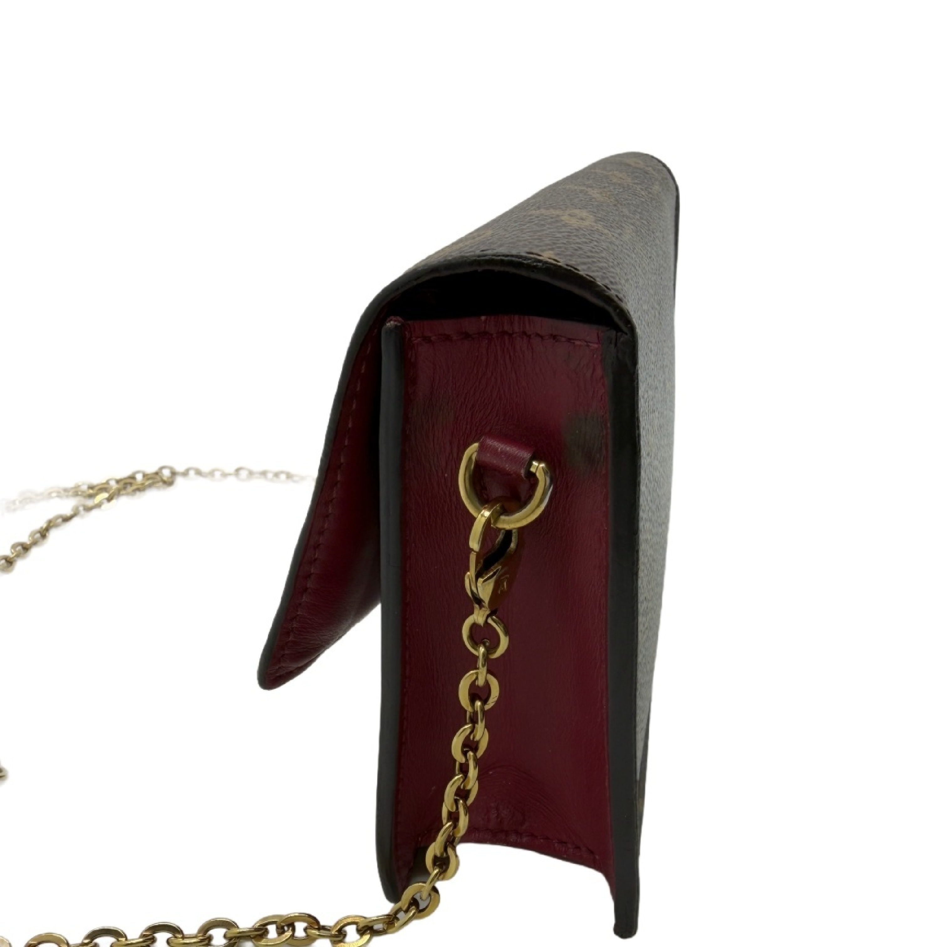 Monogram Portefeuille Flore Chain Wallet Shoulder Bag — view 4