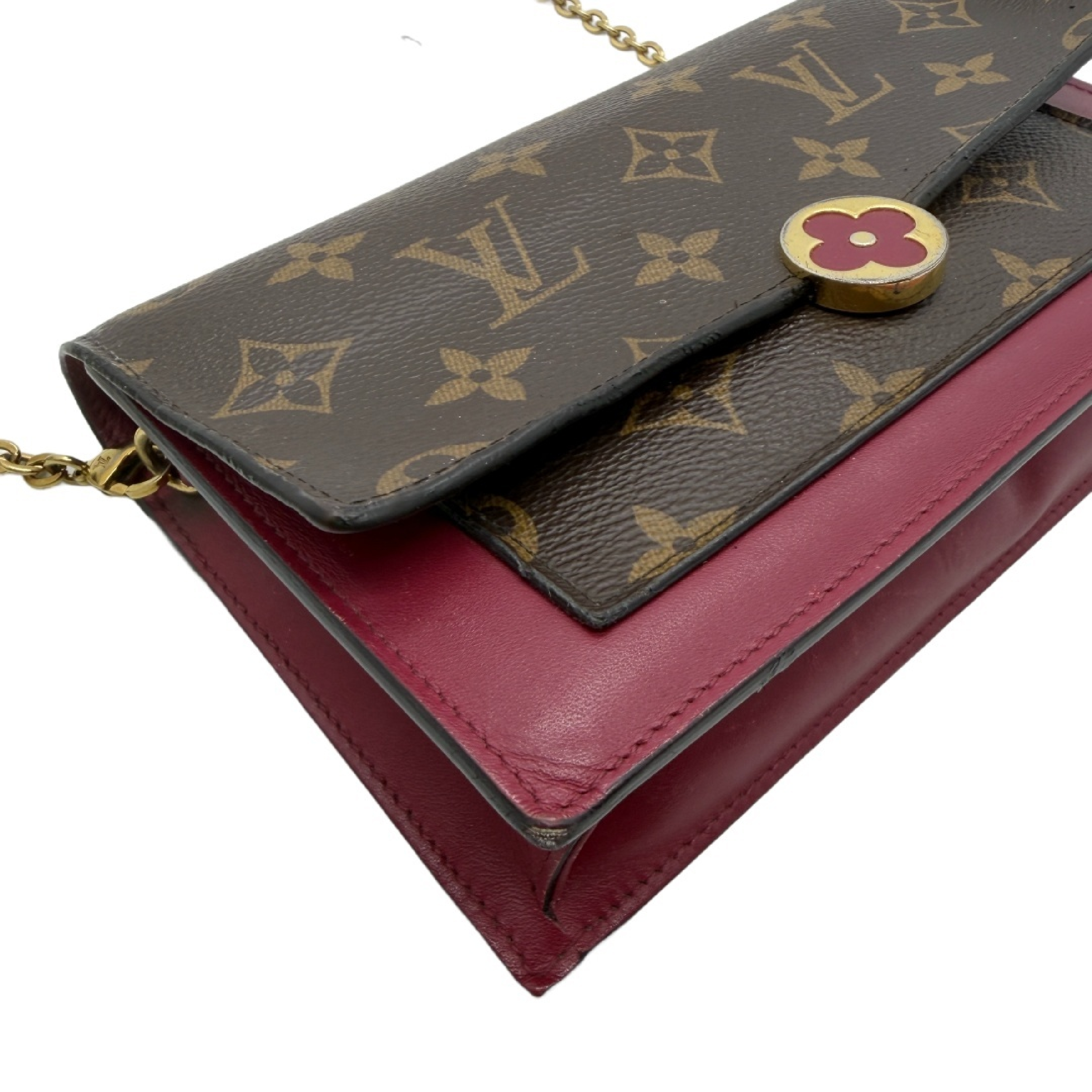 Monogram Portefeuille Flore Chain Wallet Shoulder Bag — view 5