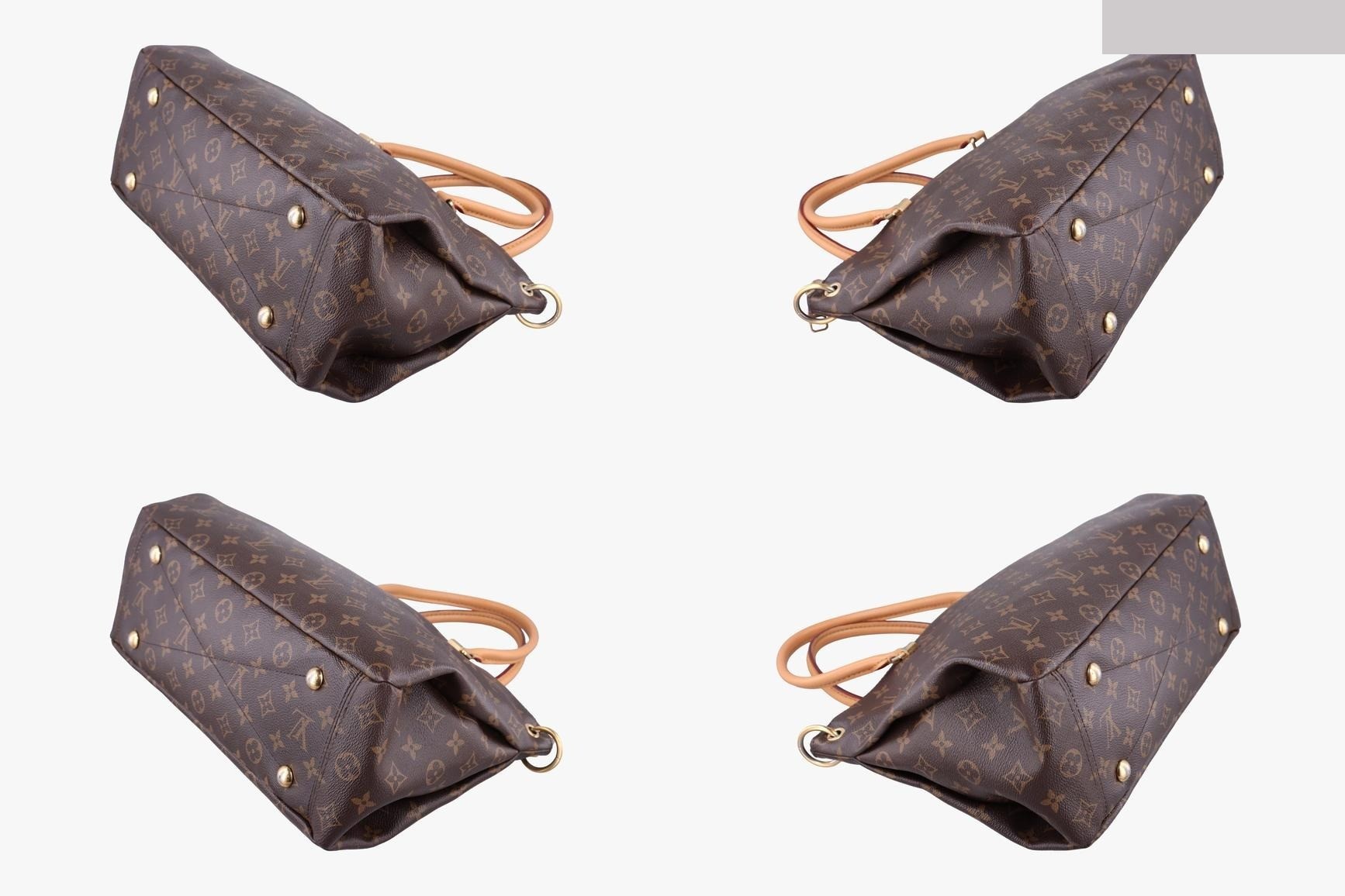 Pallas Monogram Canvas x Calf Leather Monogram/Brown x Saffron — view 4
