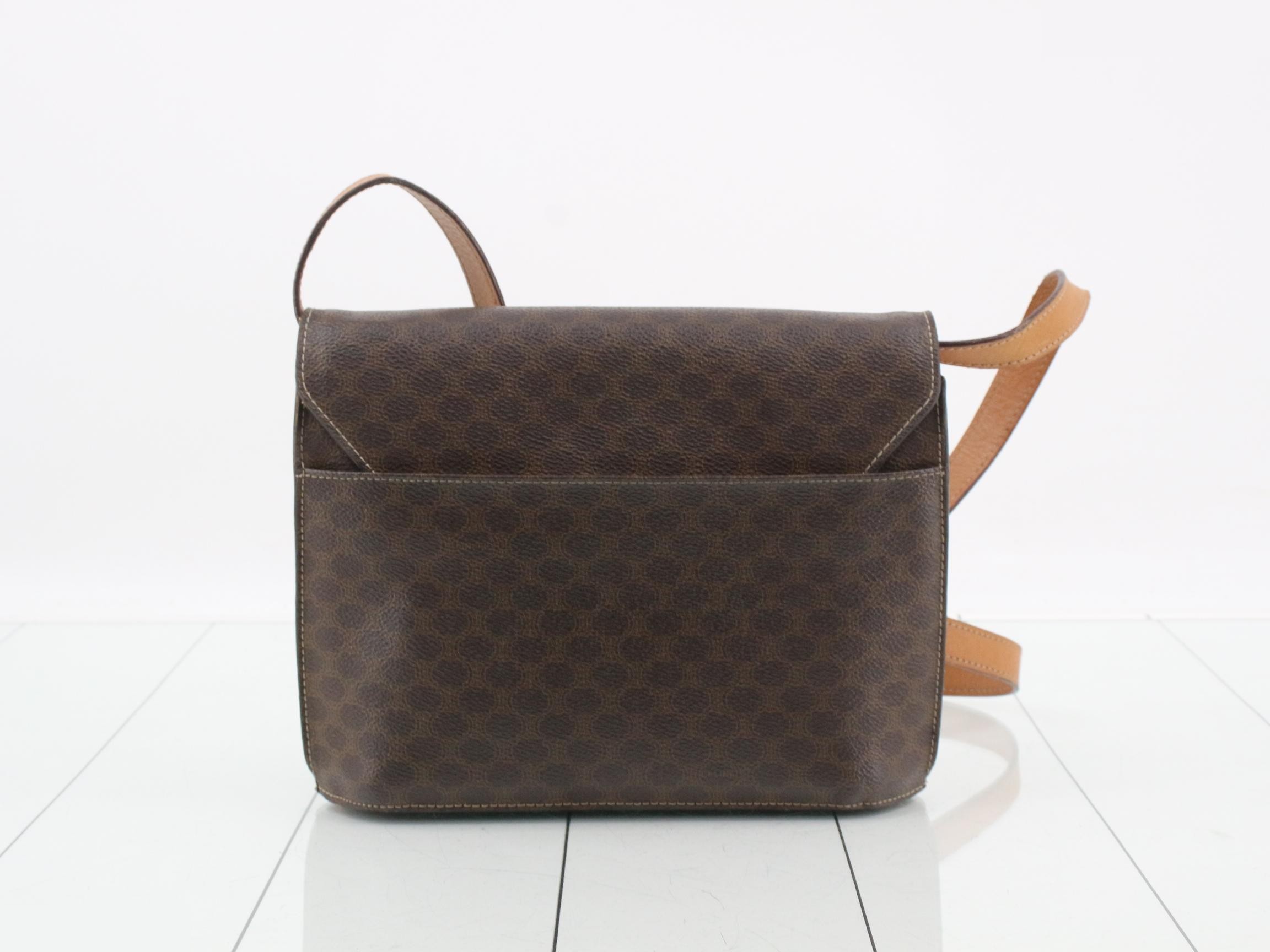 Macadam Leather Triomphe Shoulder Bag — view 2
