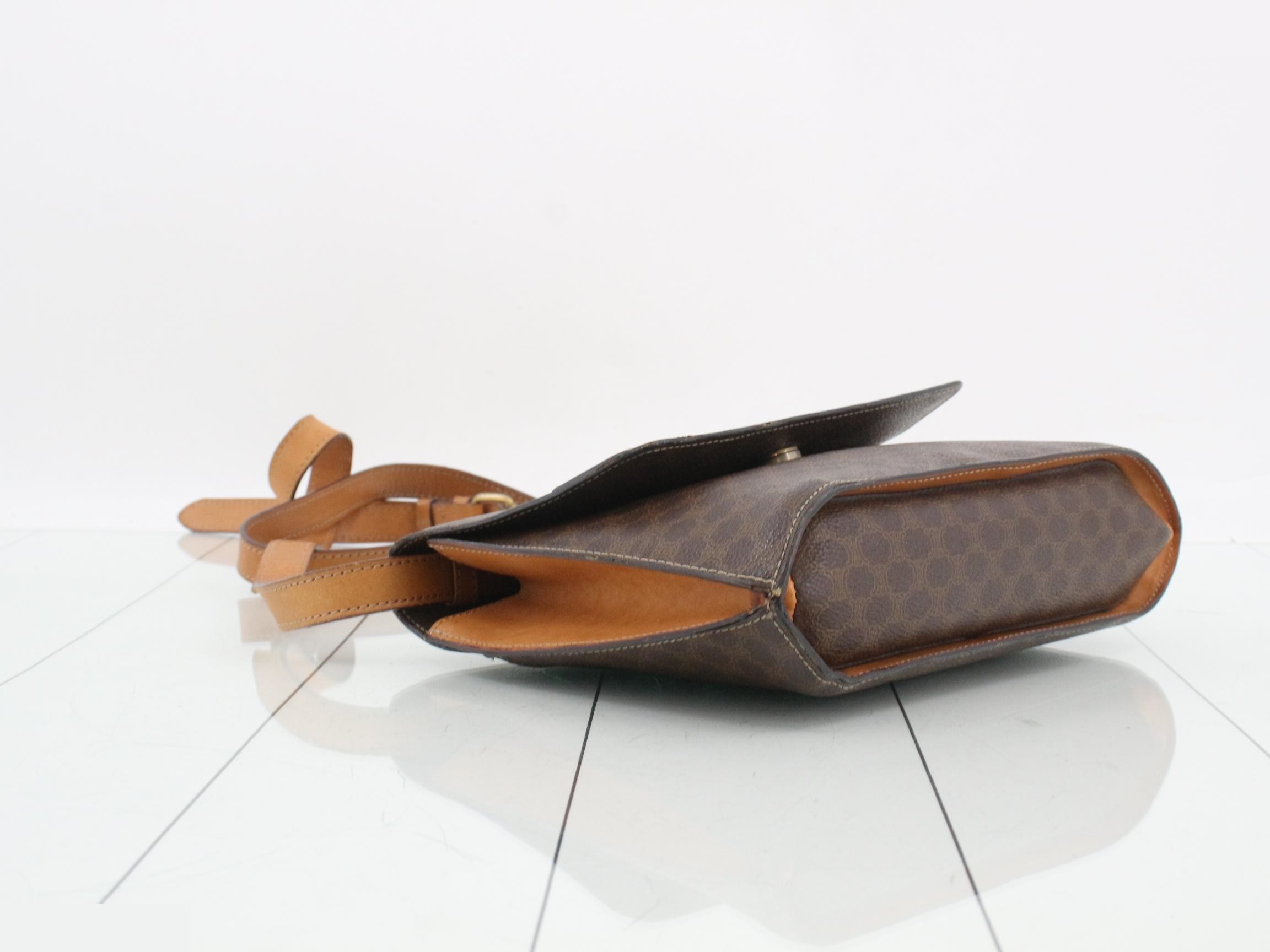 Macadam Leather Triomphe Shoulder Bag — view 5