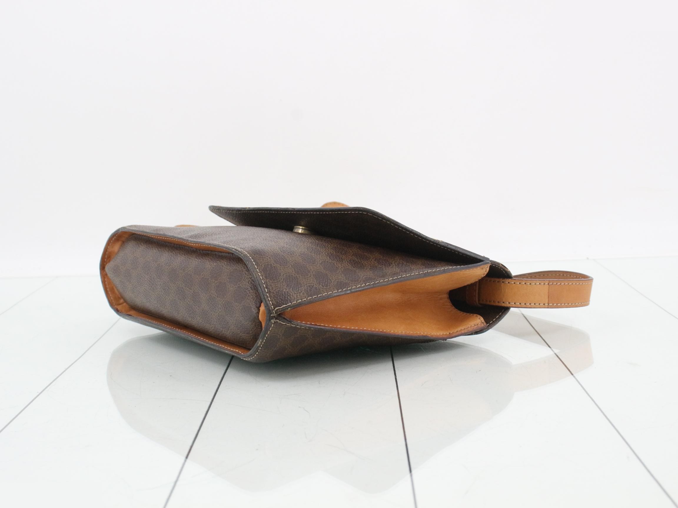 Macadam Leather Triomphe Shoulder Bag — view 6