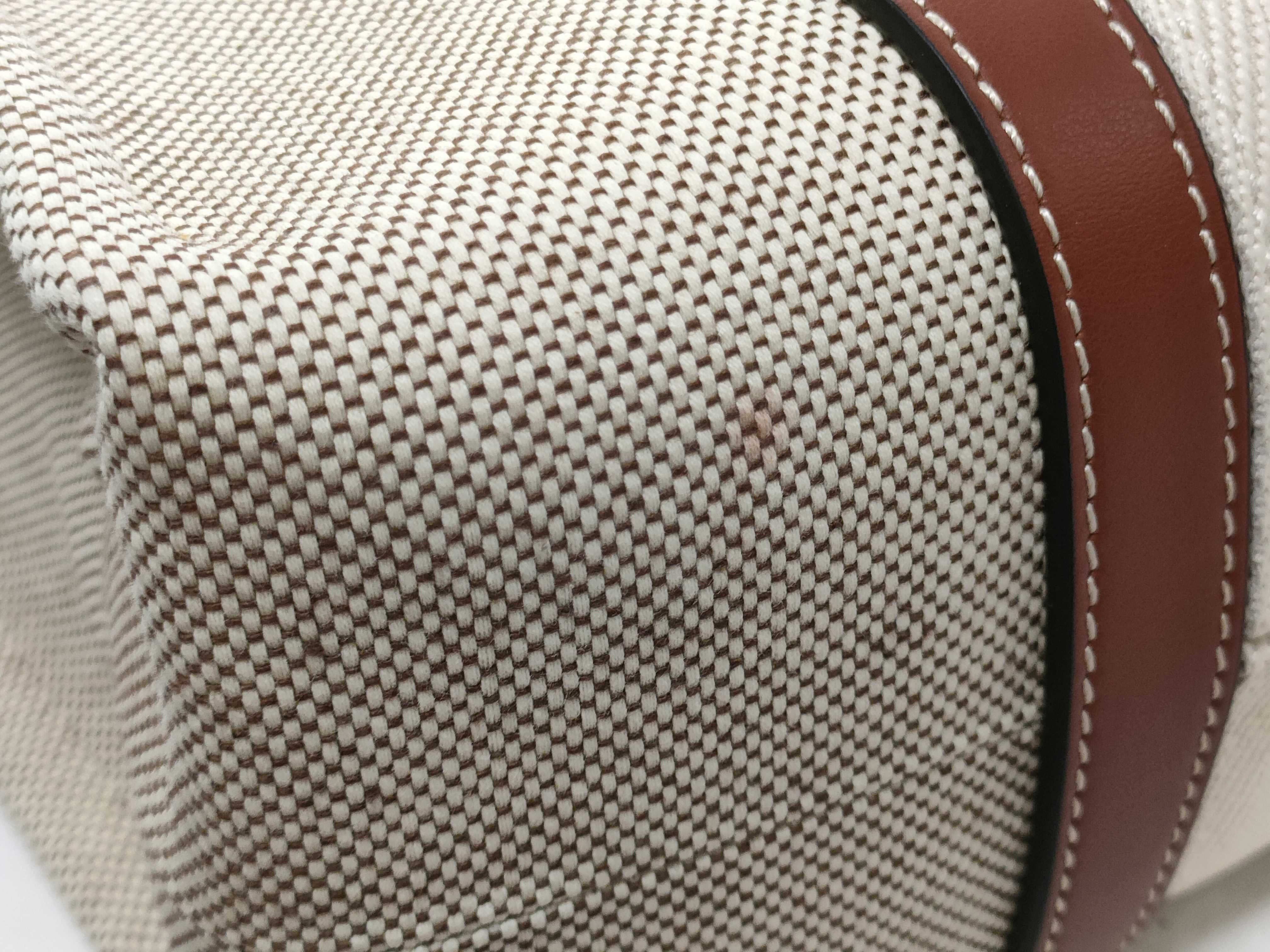 Woody Medium Canvas x Leather Tote Bag — view 14