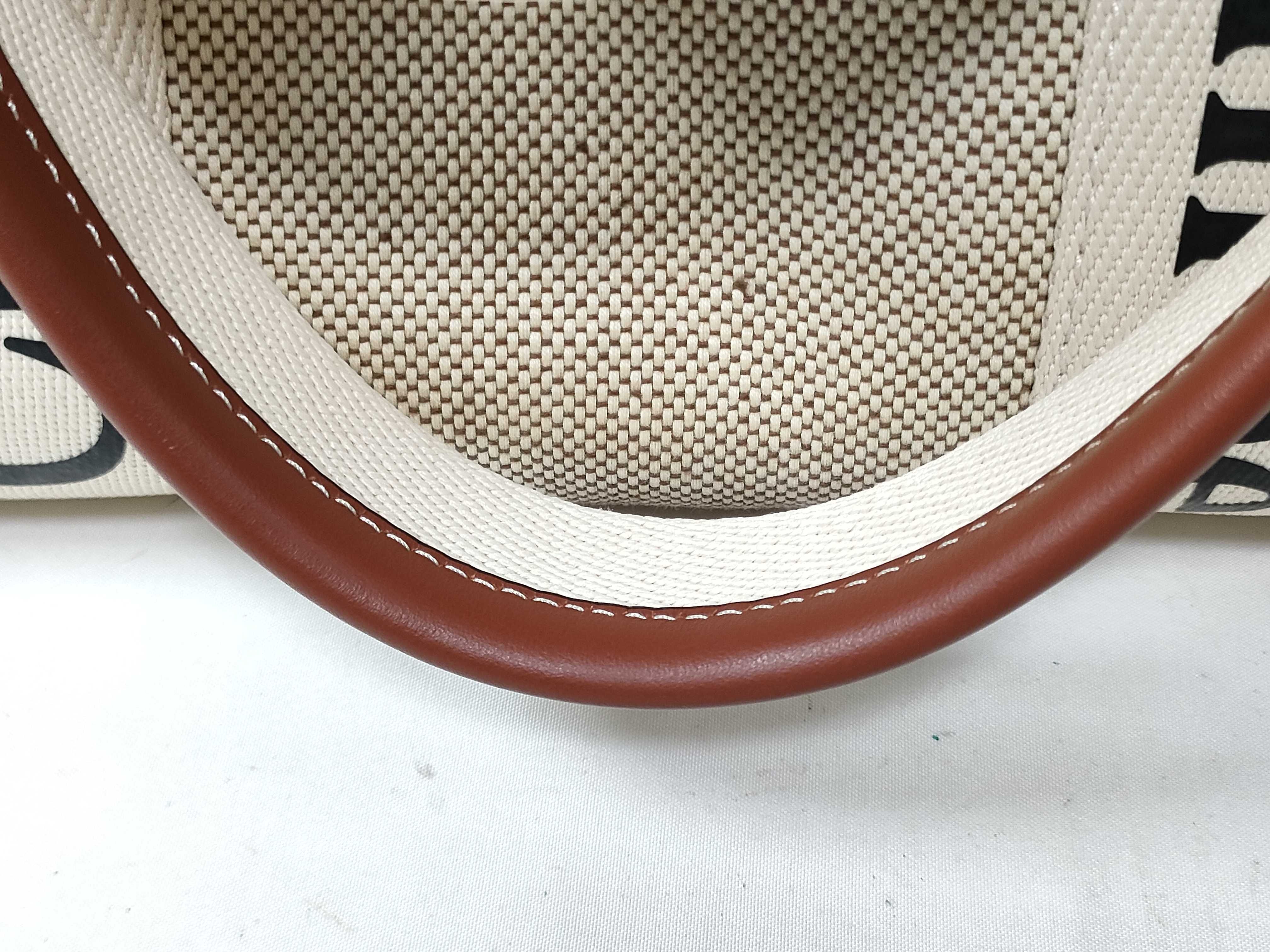 Woody Medium Canvas x Leather Tote Bag — view 5