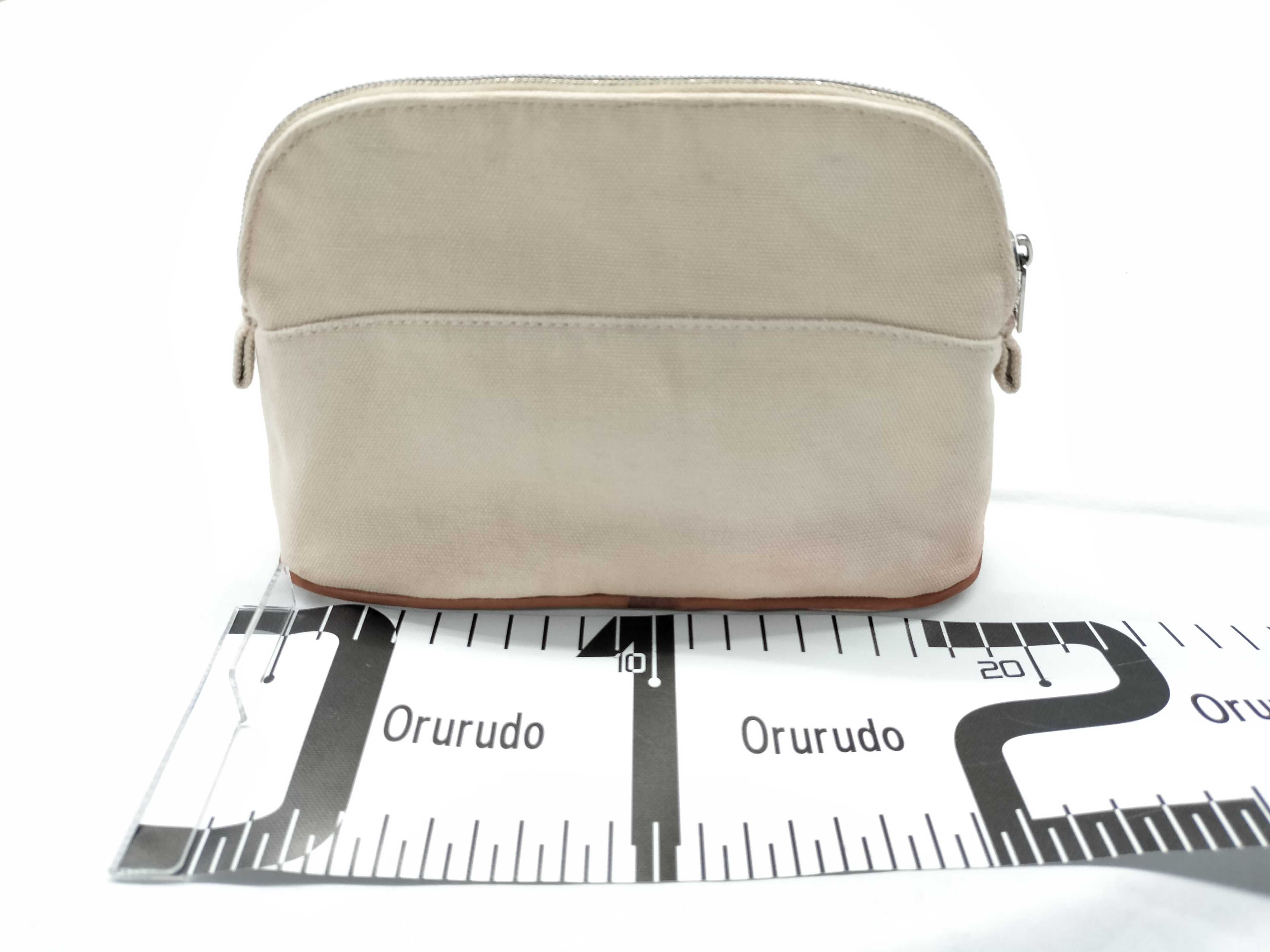 HERMES Bolide Pouch White Pouch — view 2