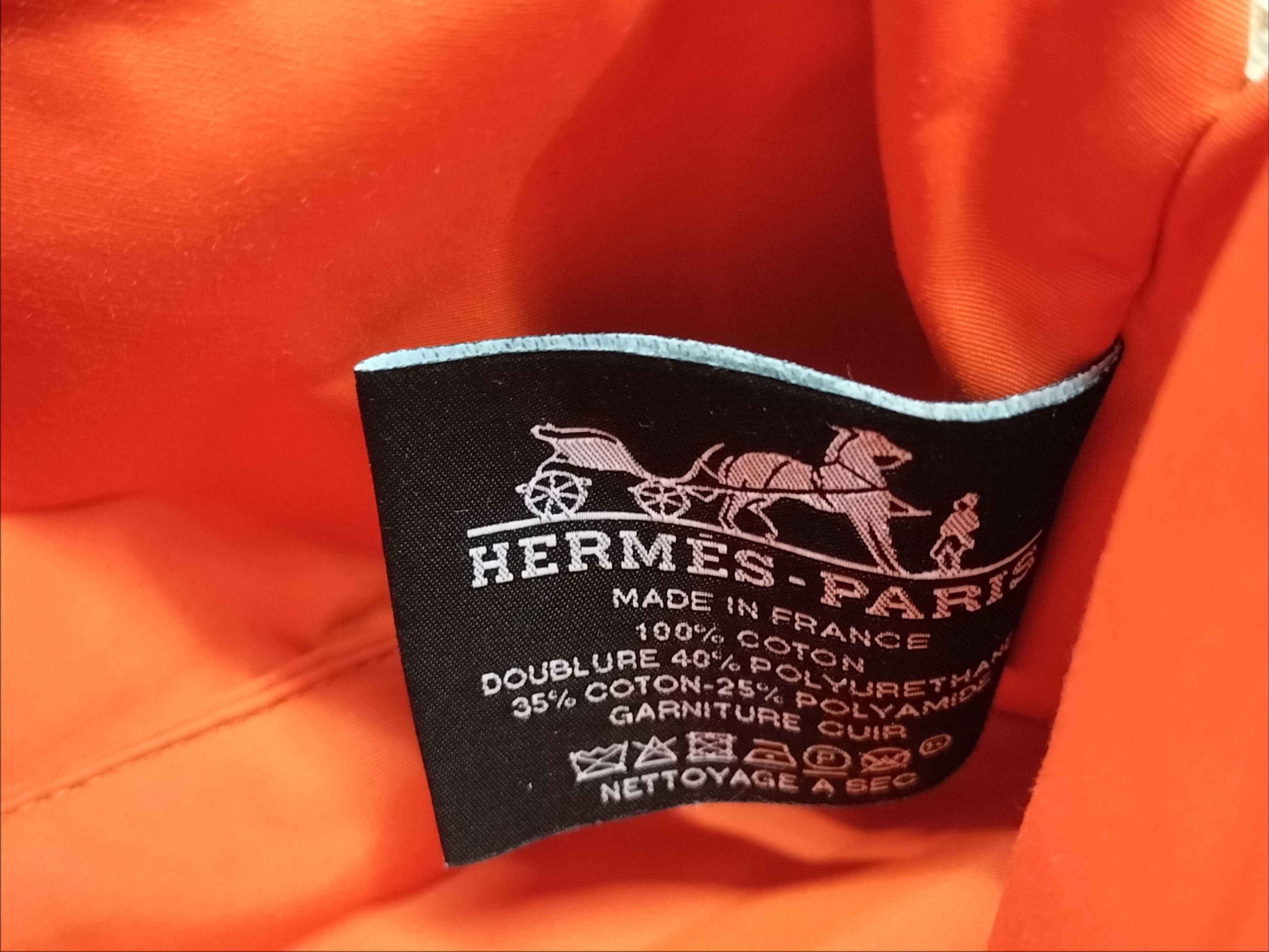 HERMES Bolide Pouch White Pouch — view 9