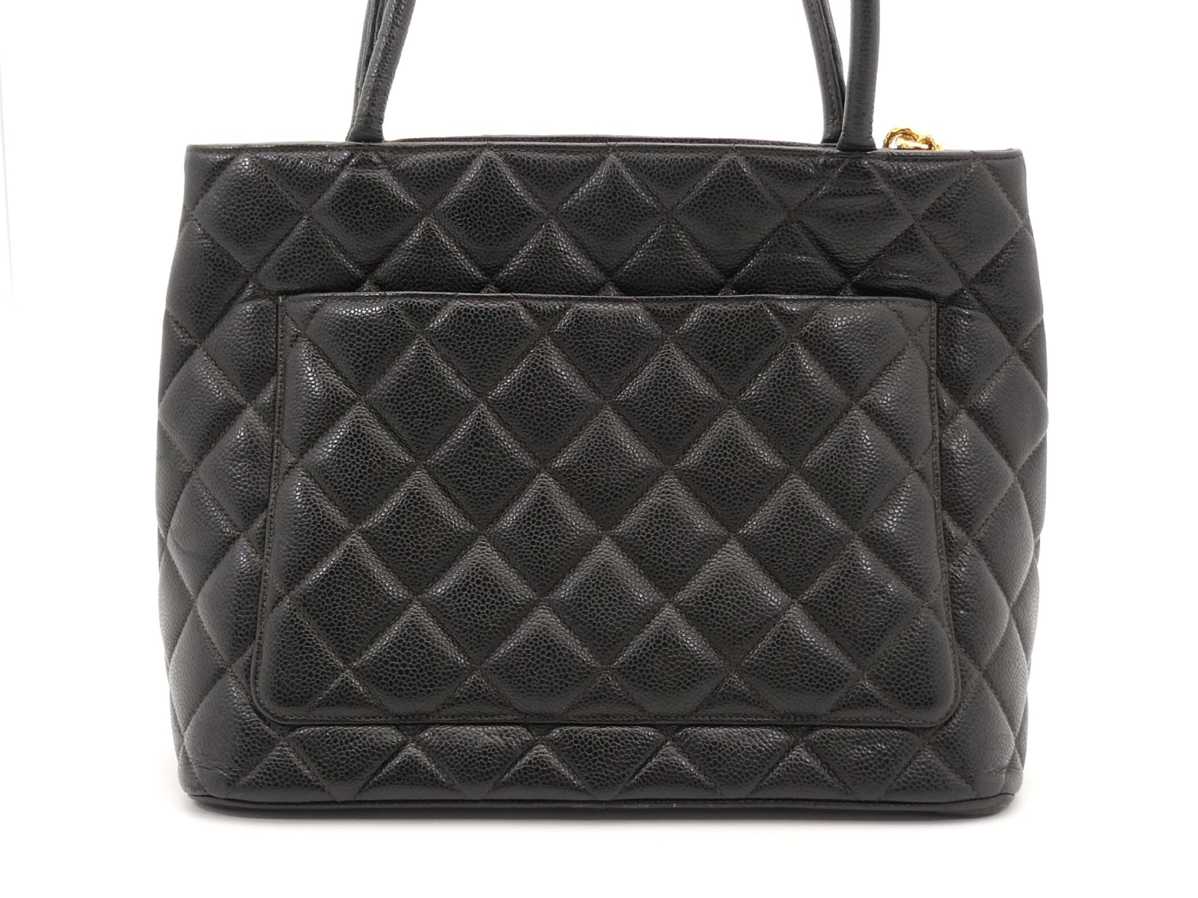 Reissue Tote Bag, Caviar Leather, Coco Mark — view 2