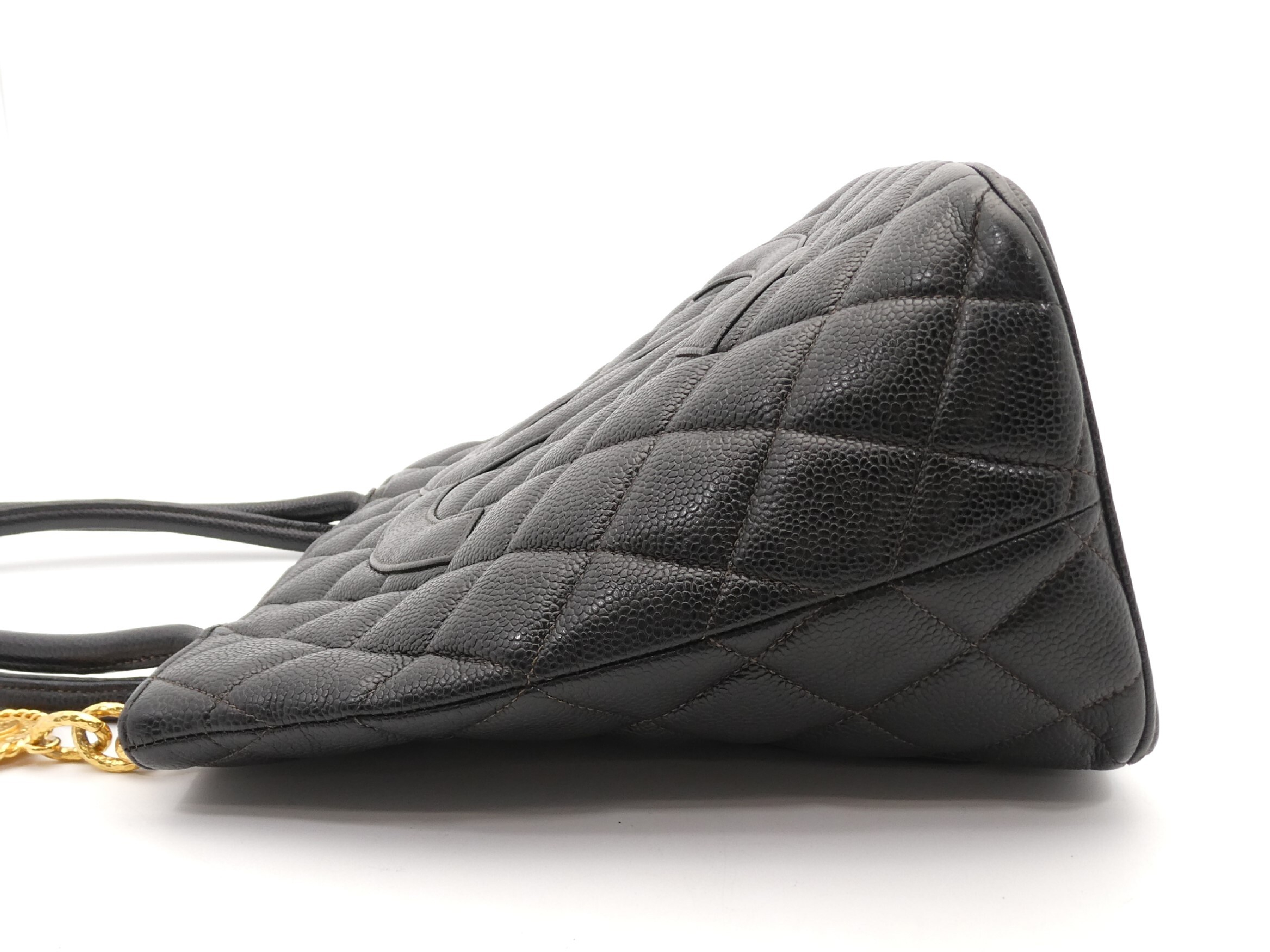 Reissue Tote Bag, Caviar Leather, Coco Mark — view 3