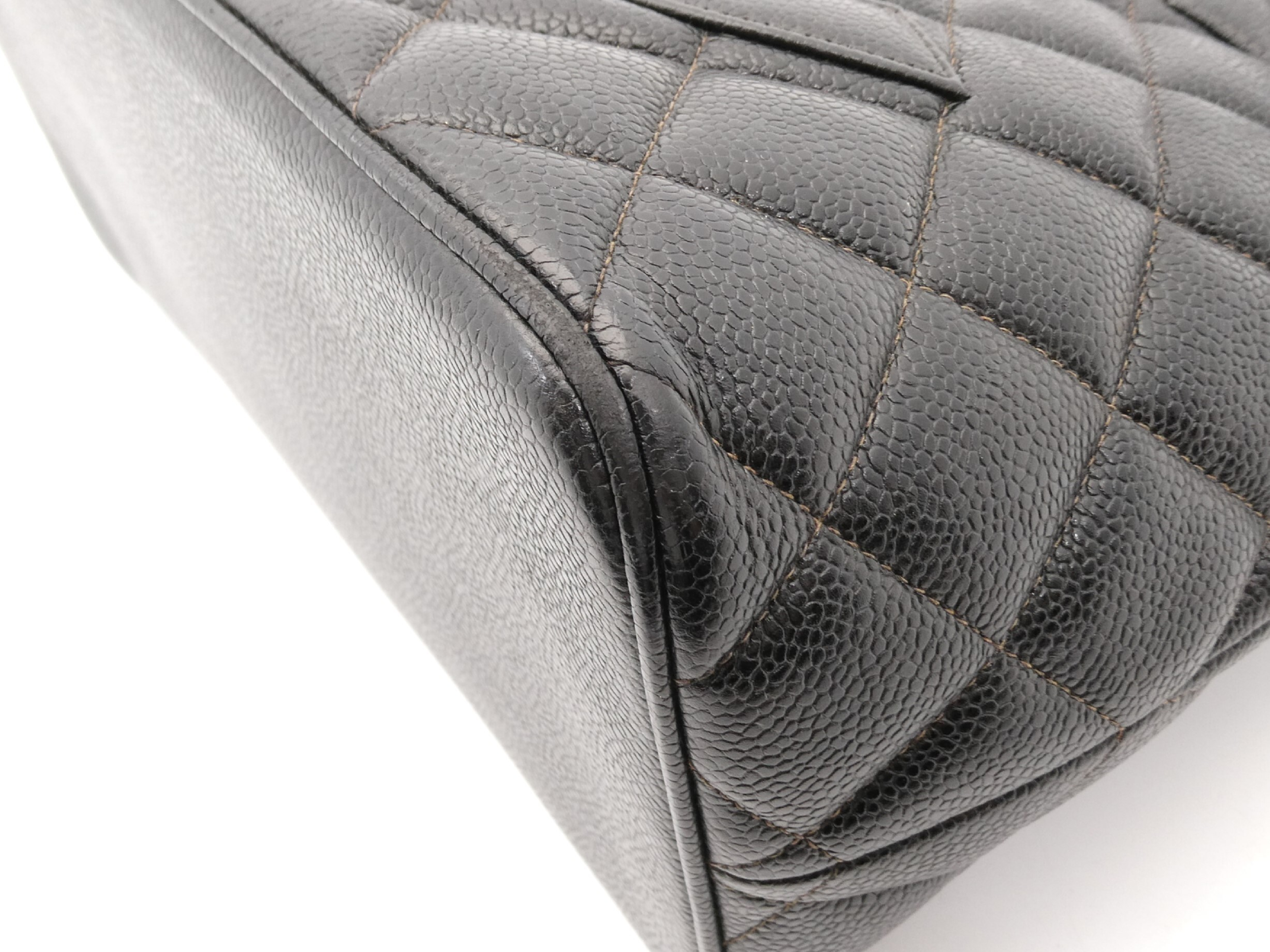Reissue Tote Bag, Caviar Leather, Coco Mark — view 10