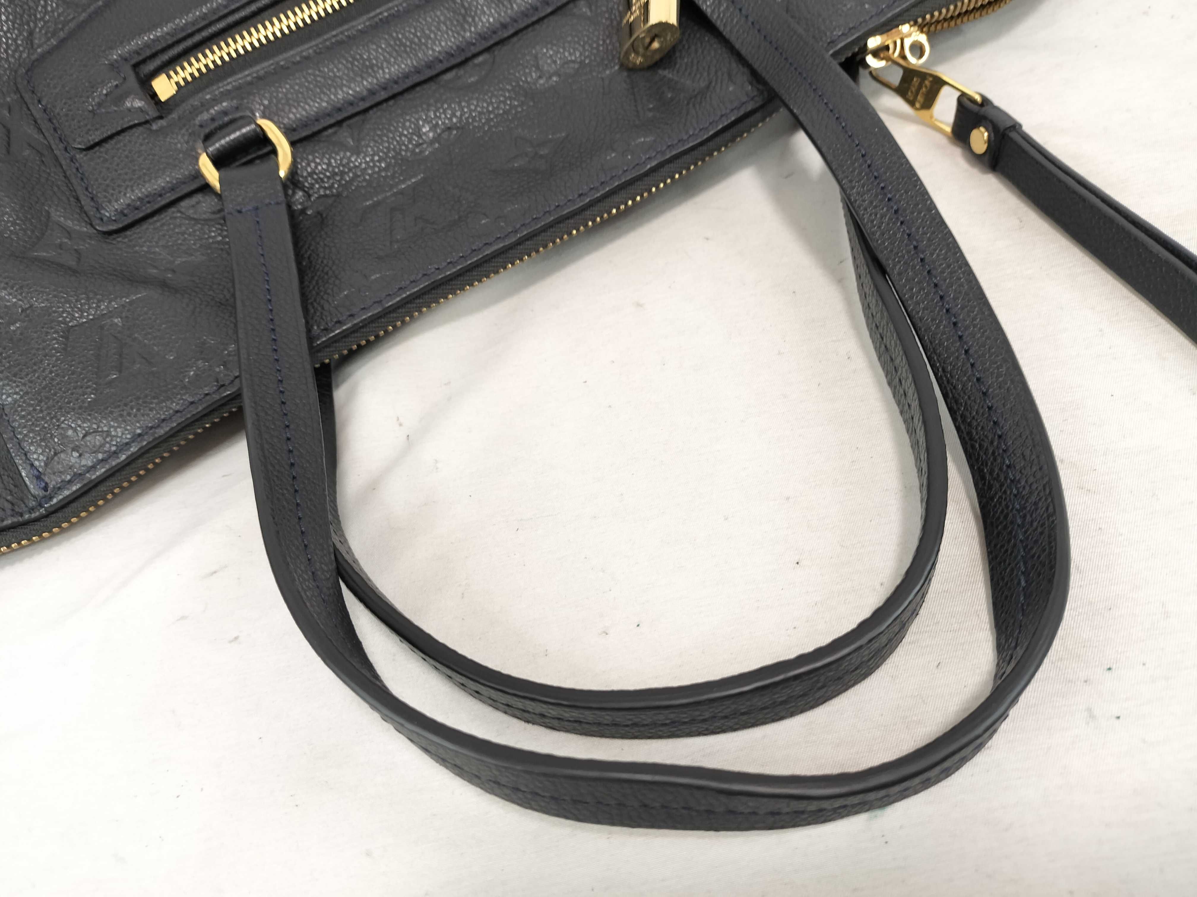 PH- Monogram Empreinte Lumineuse Black Leather Tote bag — view 3