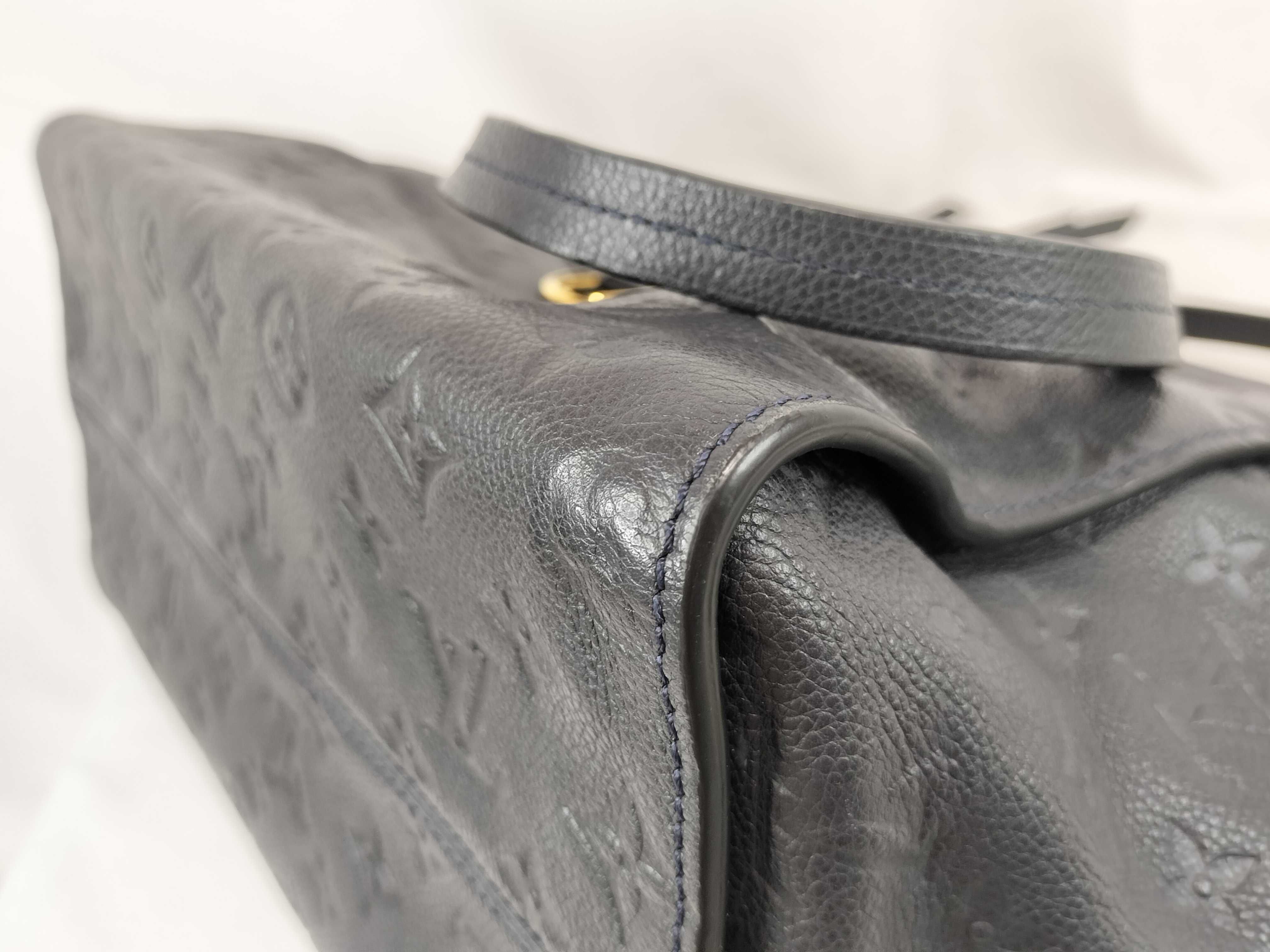 PH- Monogram Empreinte Lumineuse Black Leather Tote bag — view 7