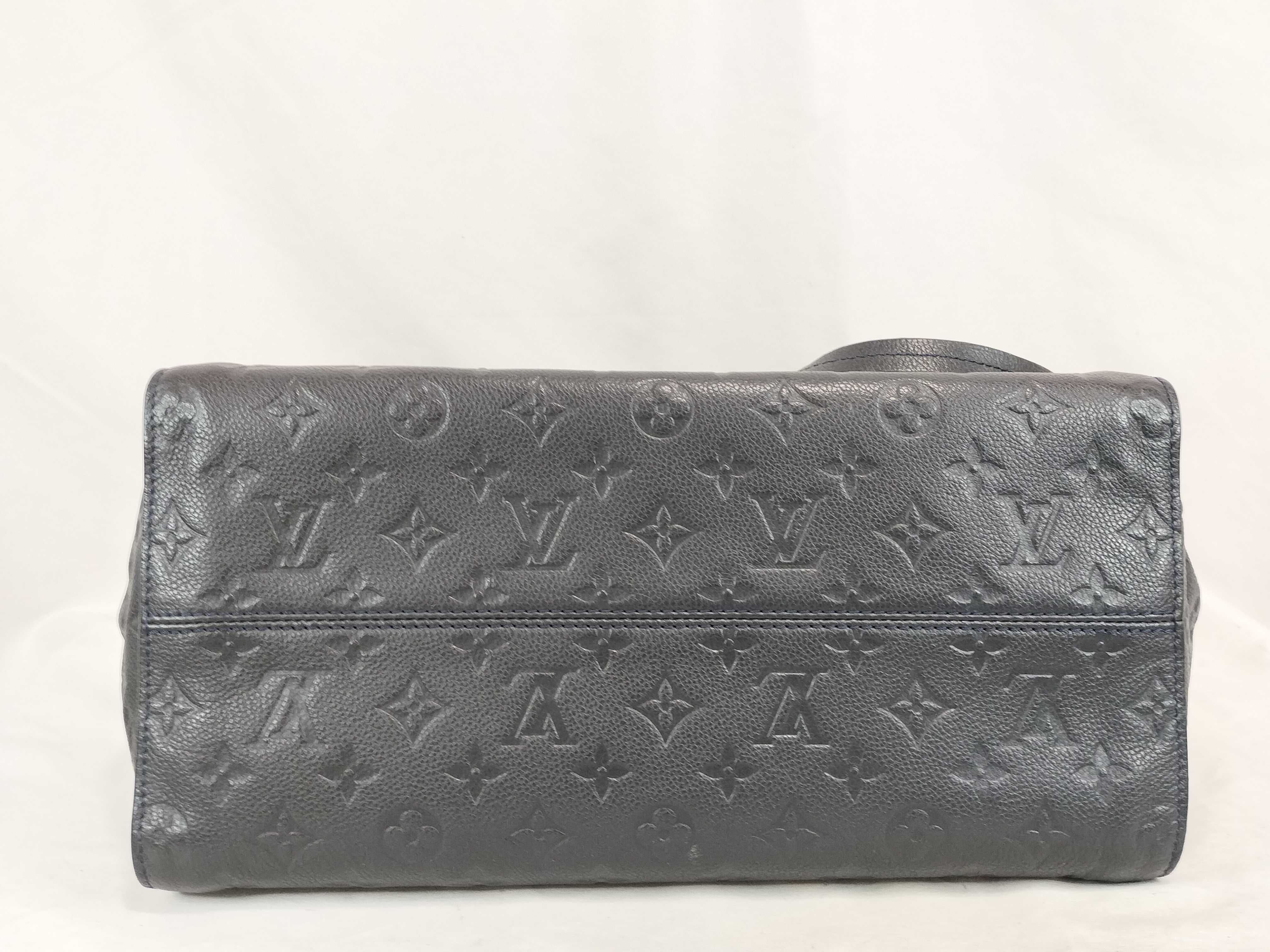 PH- Monogram Empreinte Lumineuse Black Leather Tote bag — view 8