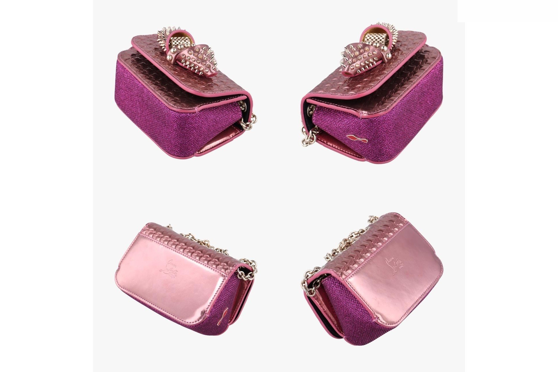Sweet Charity Scarab Spike Patent Pink — view 4