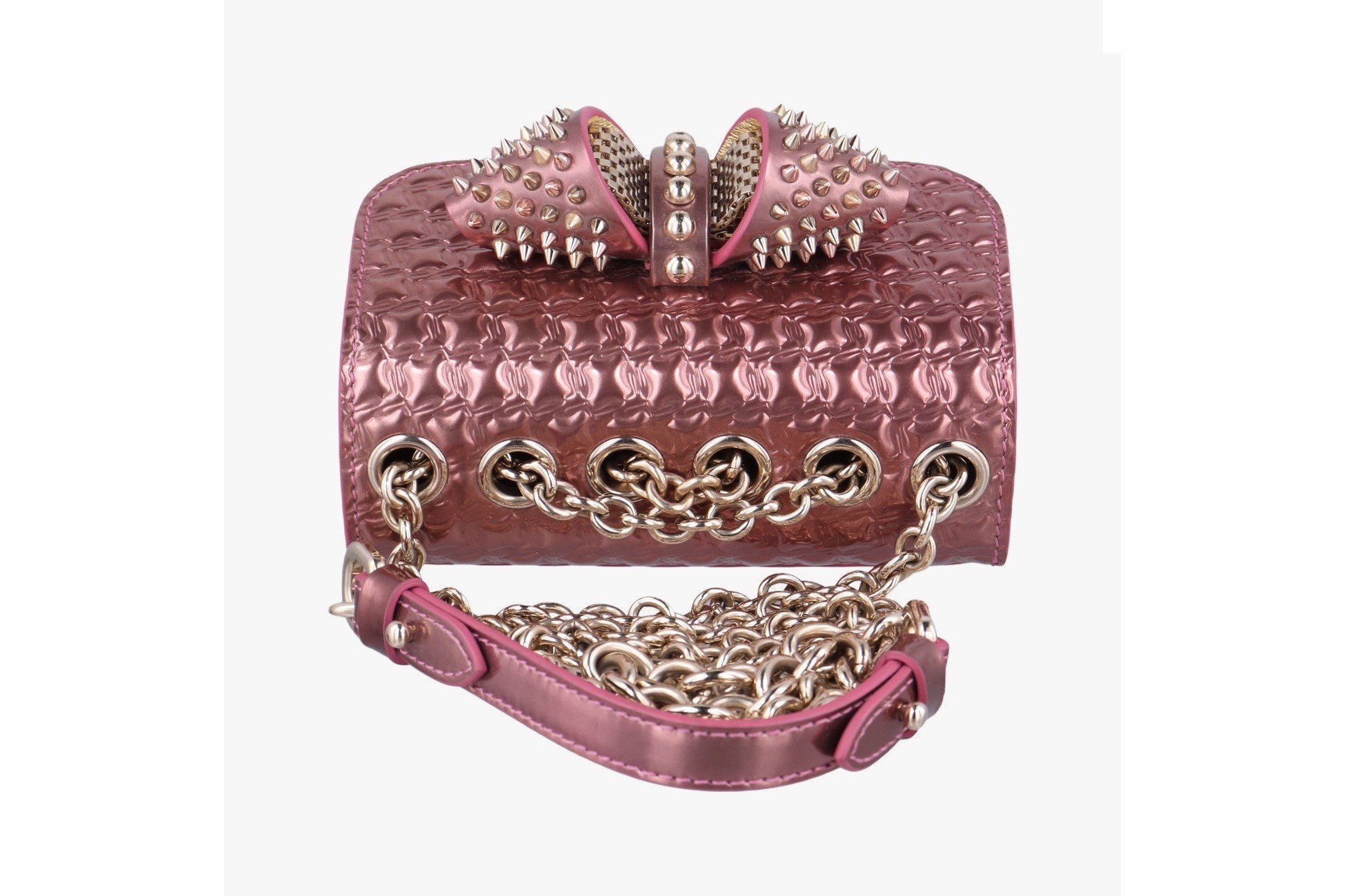 Sweet Charity Scarab Spike Patent Pink — view 5
