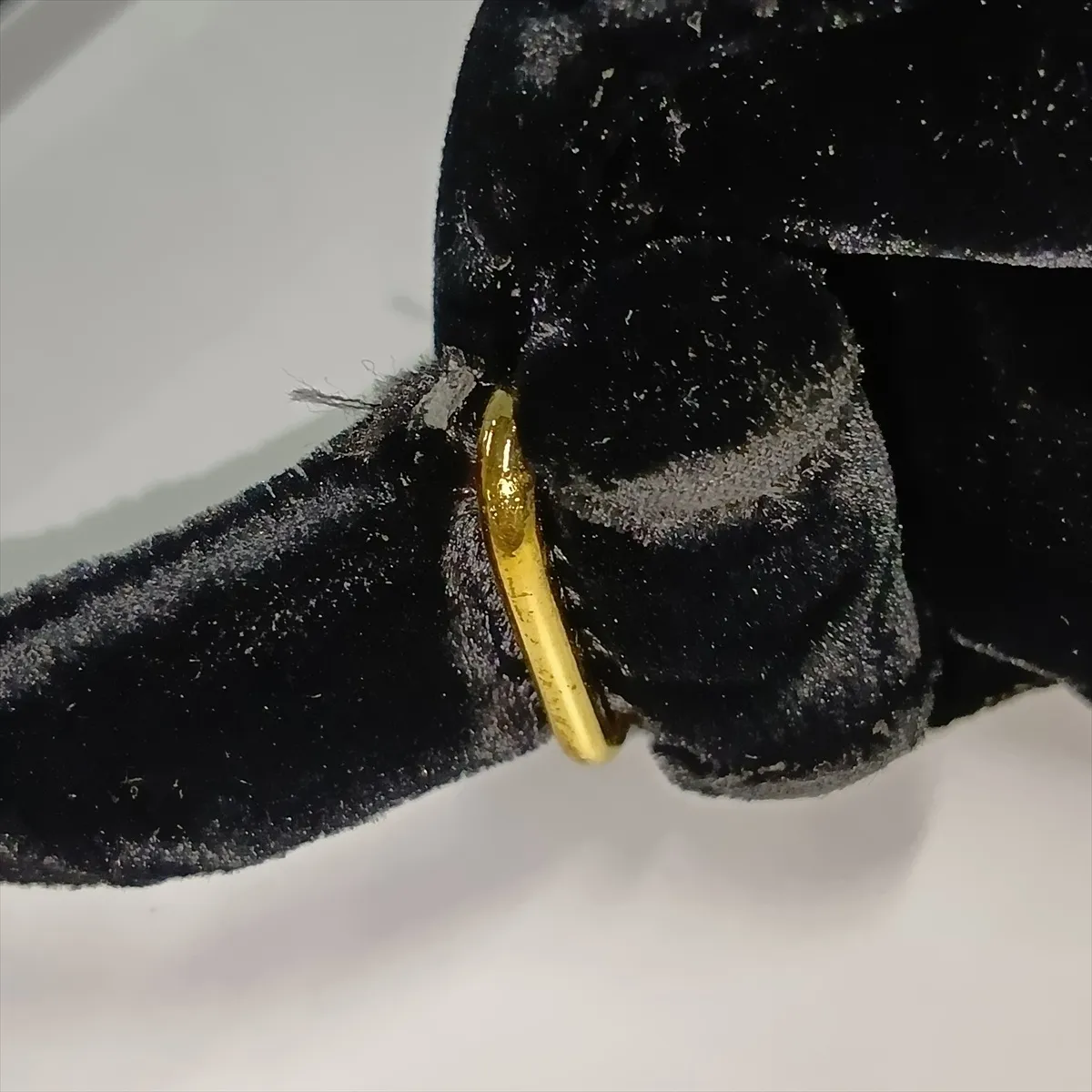 Matelassé Velour Shoulder Bag, Black with Gold Hardware, 3005358, Series 3 — view 11