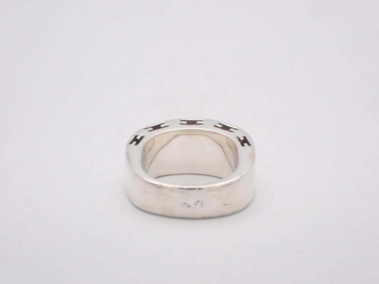 Clarte Ring, 925 sterling silver, 6.1g, stamped "50", actual size #6 — view 2