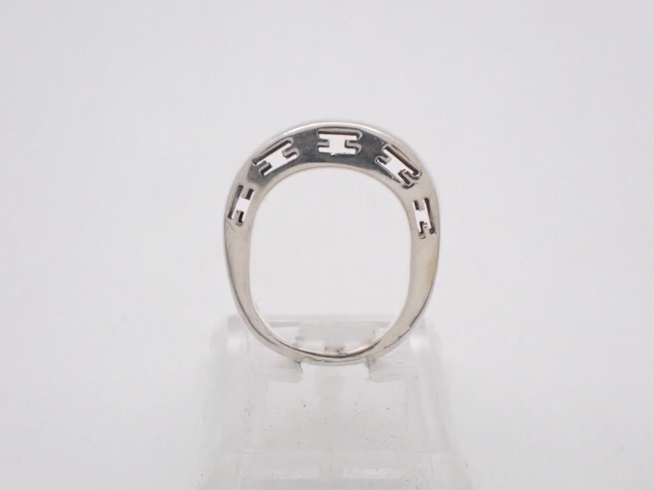 Clarte Ring, 925 sterling silver, 6.1g, stamped "50", actual size #6 — view 3