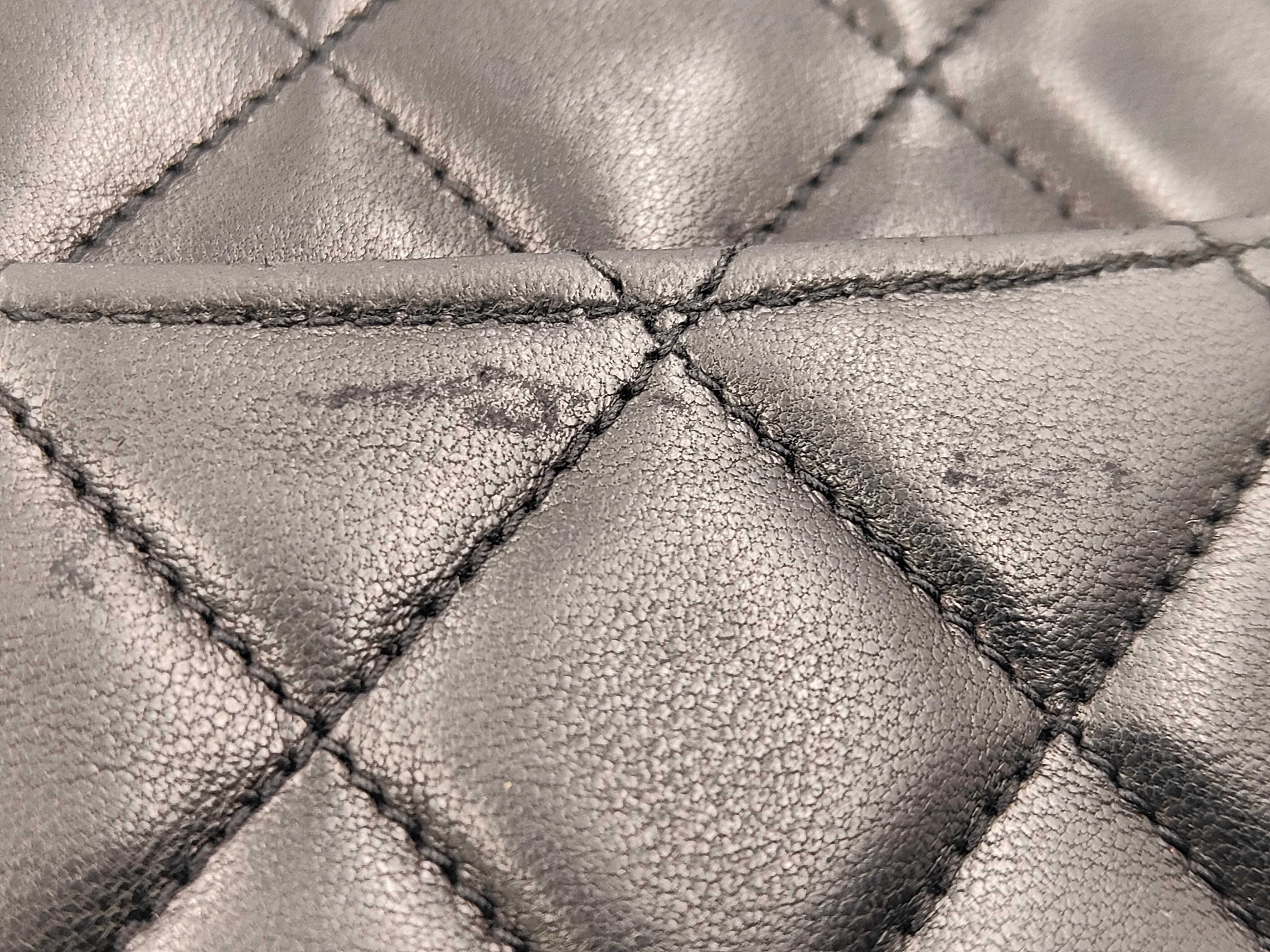Matelassé Lambskin Shoulder Bag — view 12