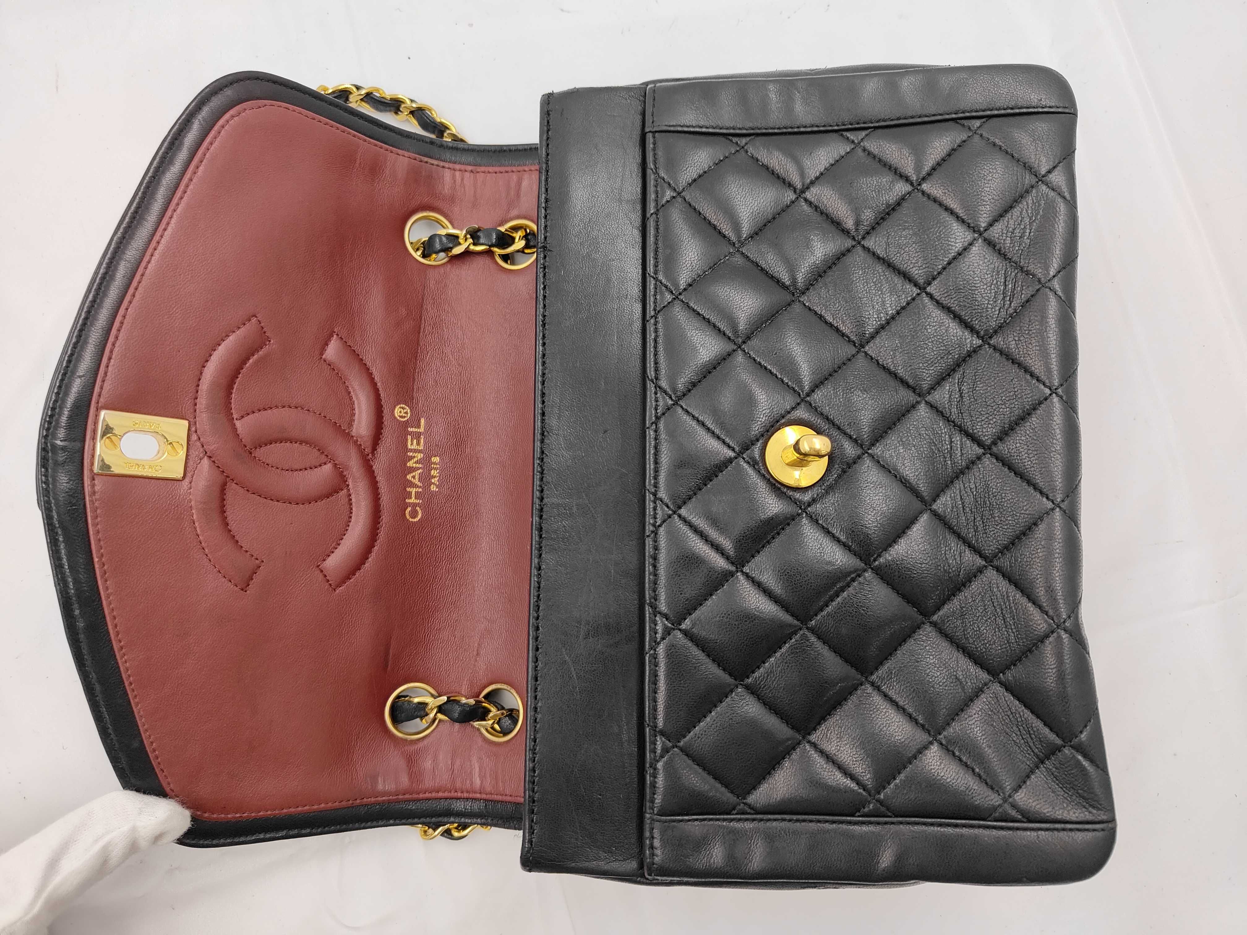 Matelassé Lambskin Shoulder Bag — view 7