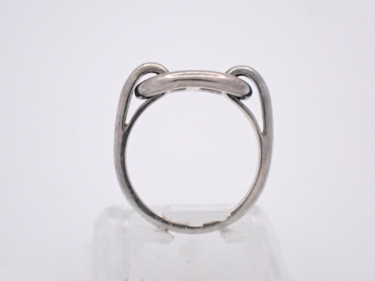 Ring, Chaine d'Ancre design, SV925/3.4g, silver, hallmark 52, actual size #11 — view 3