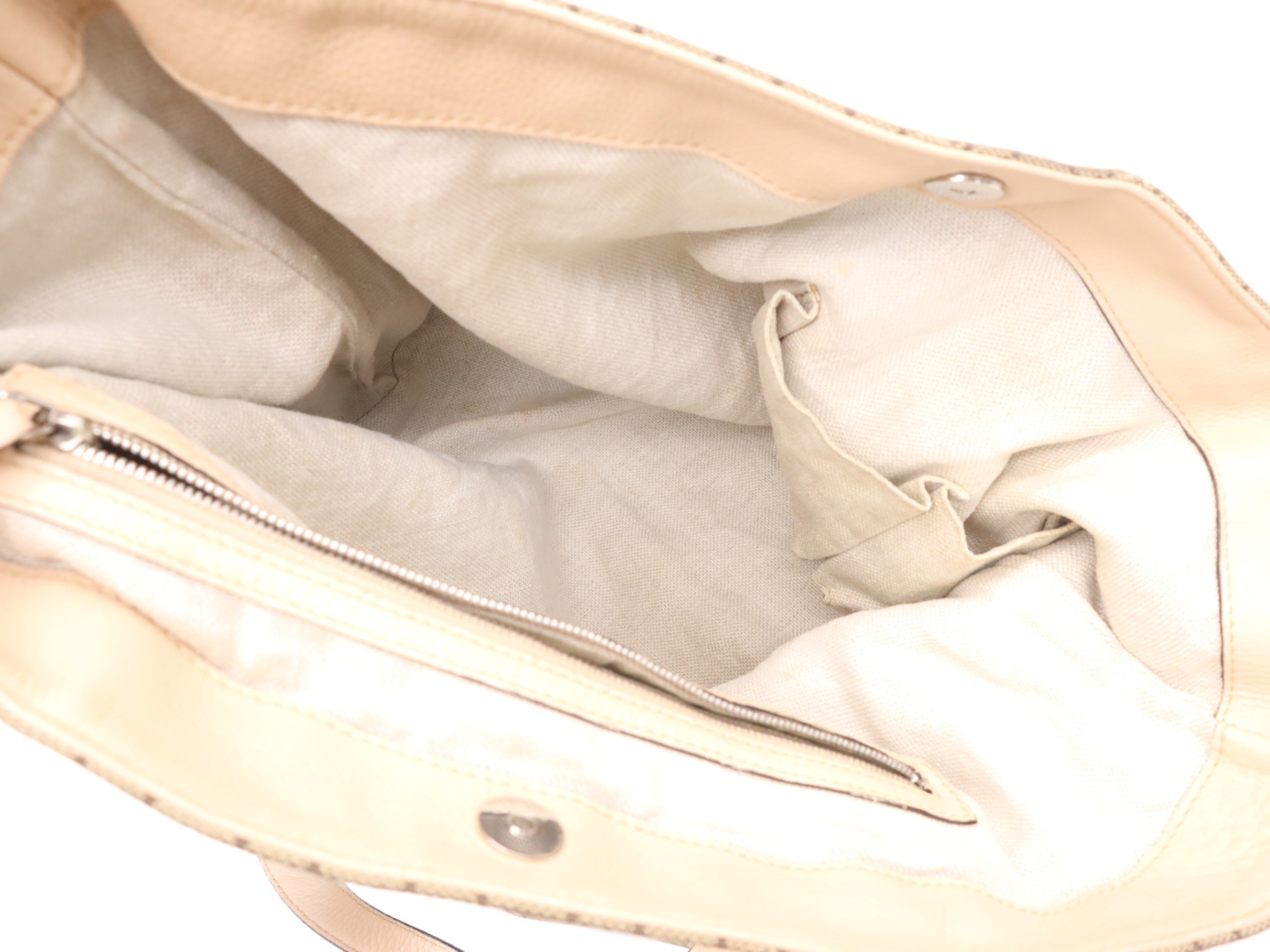GG Canvas Tote Bag, Beige/Pink — view 7