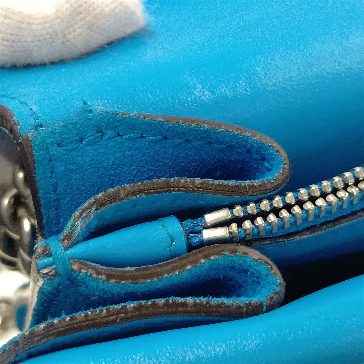 Dionysus 400249 Suede Chain Shoulder Bag, Blue — view 12