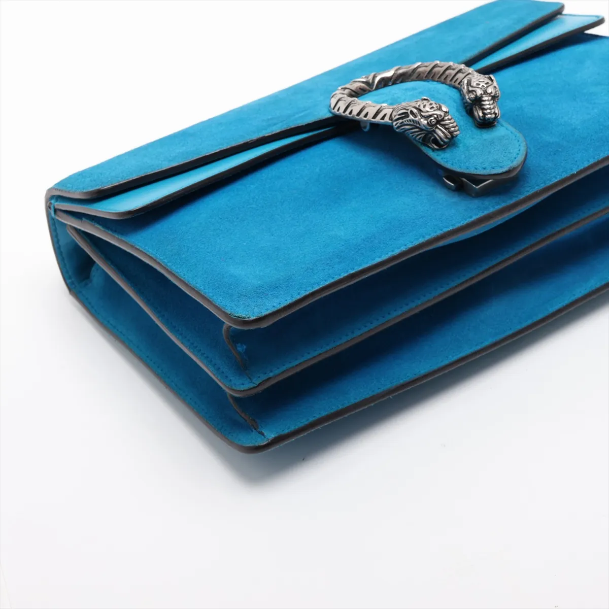 Dionysus 400249 Suede Chain Shoulder Bag, Blue — view 4