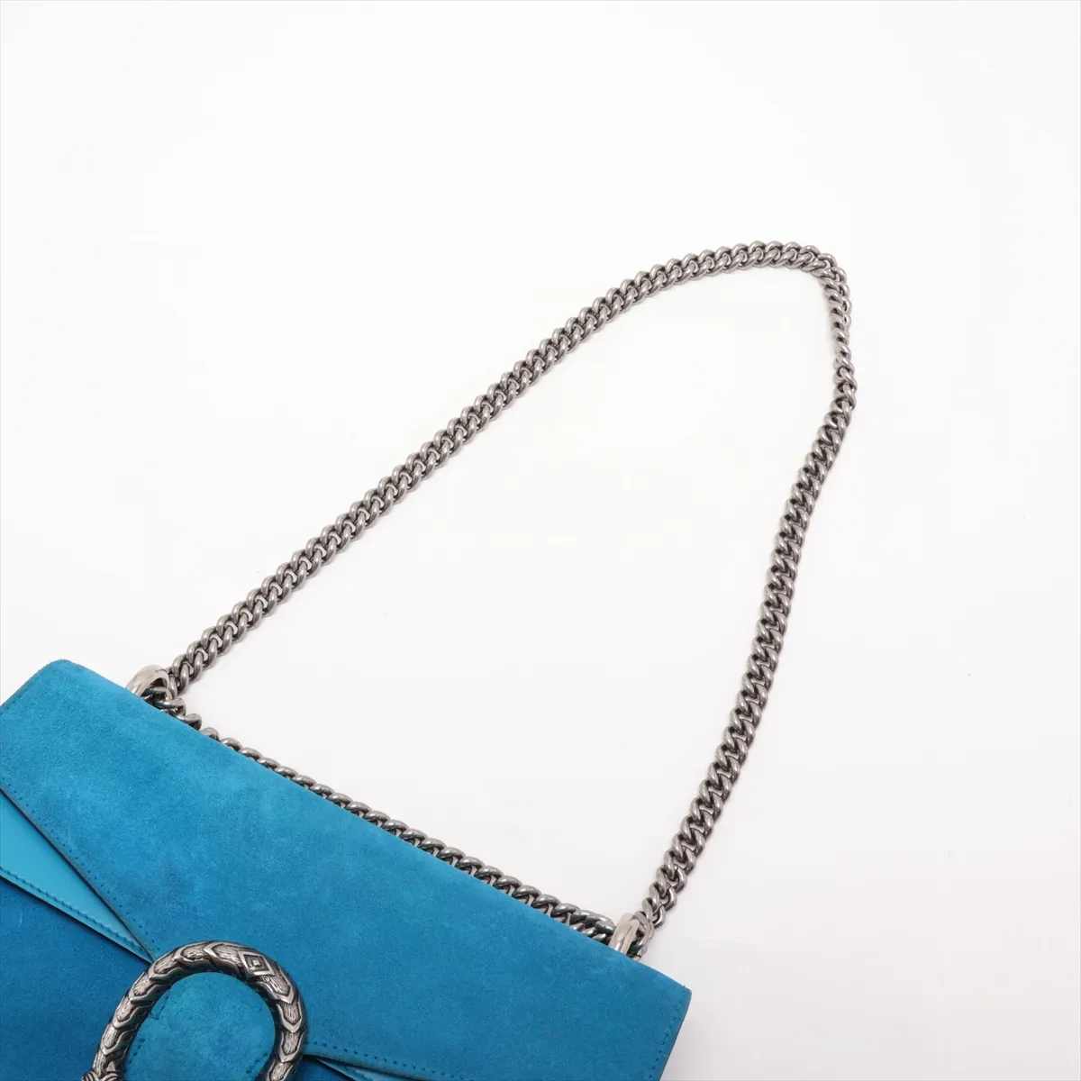 Dionysus 400249 Suede Chain Shoulder Bag, Blue — view 5