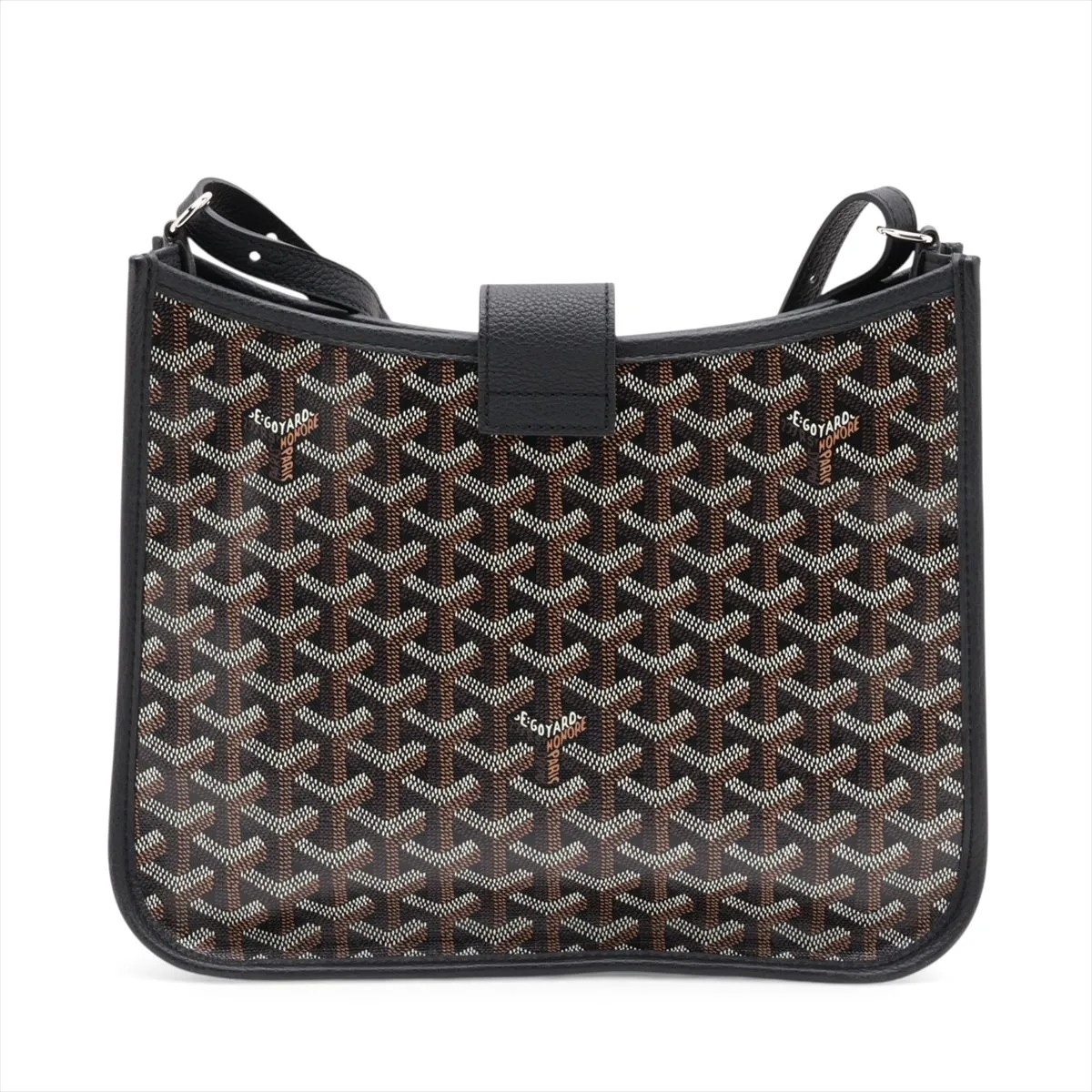 Musette PM PVC x Leather Shoulder Bag, Black — view 2