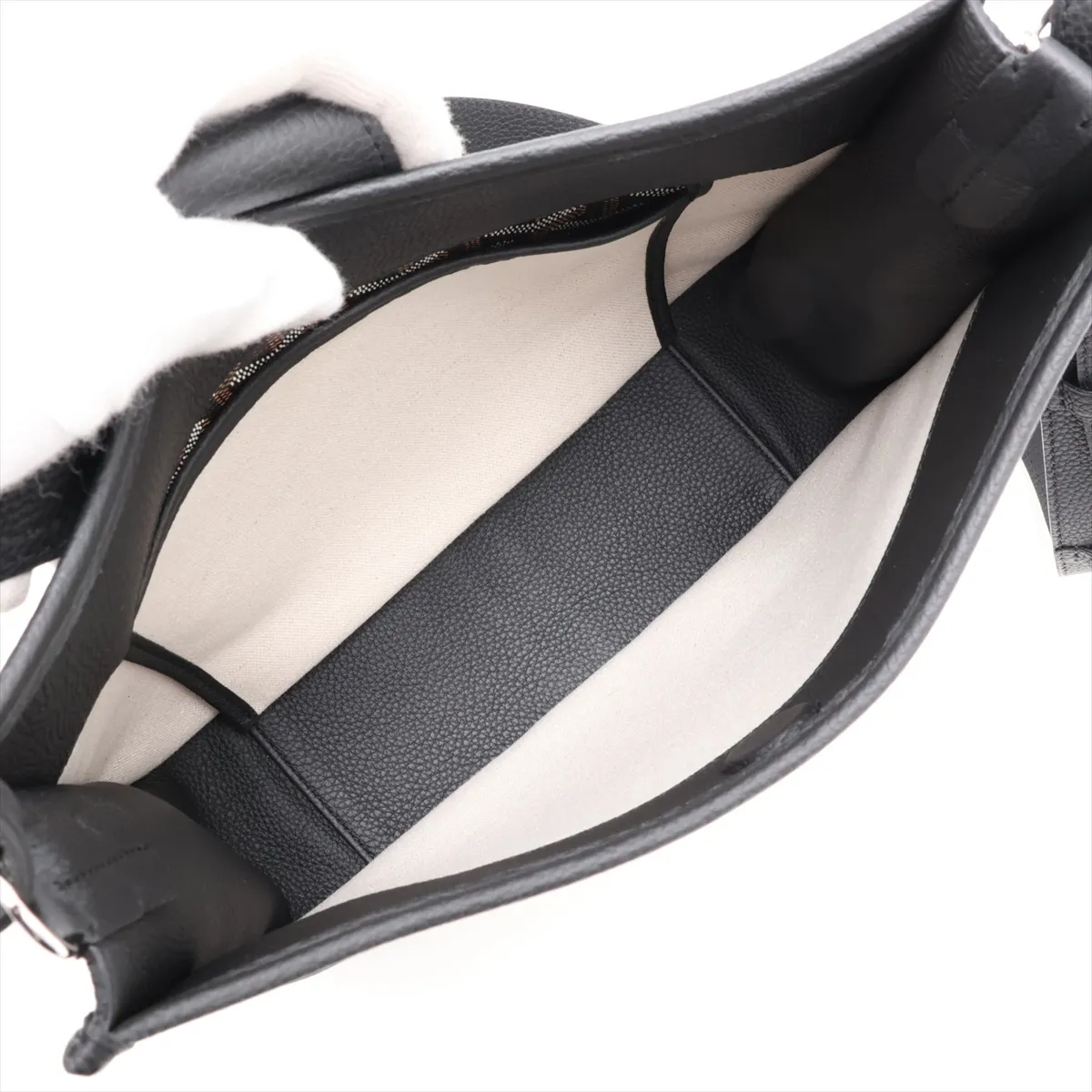 Musette PM PVC x Leather Shoulder Bag, Black — view 6