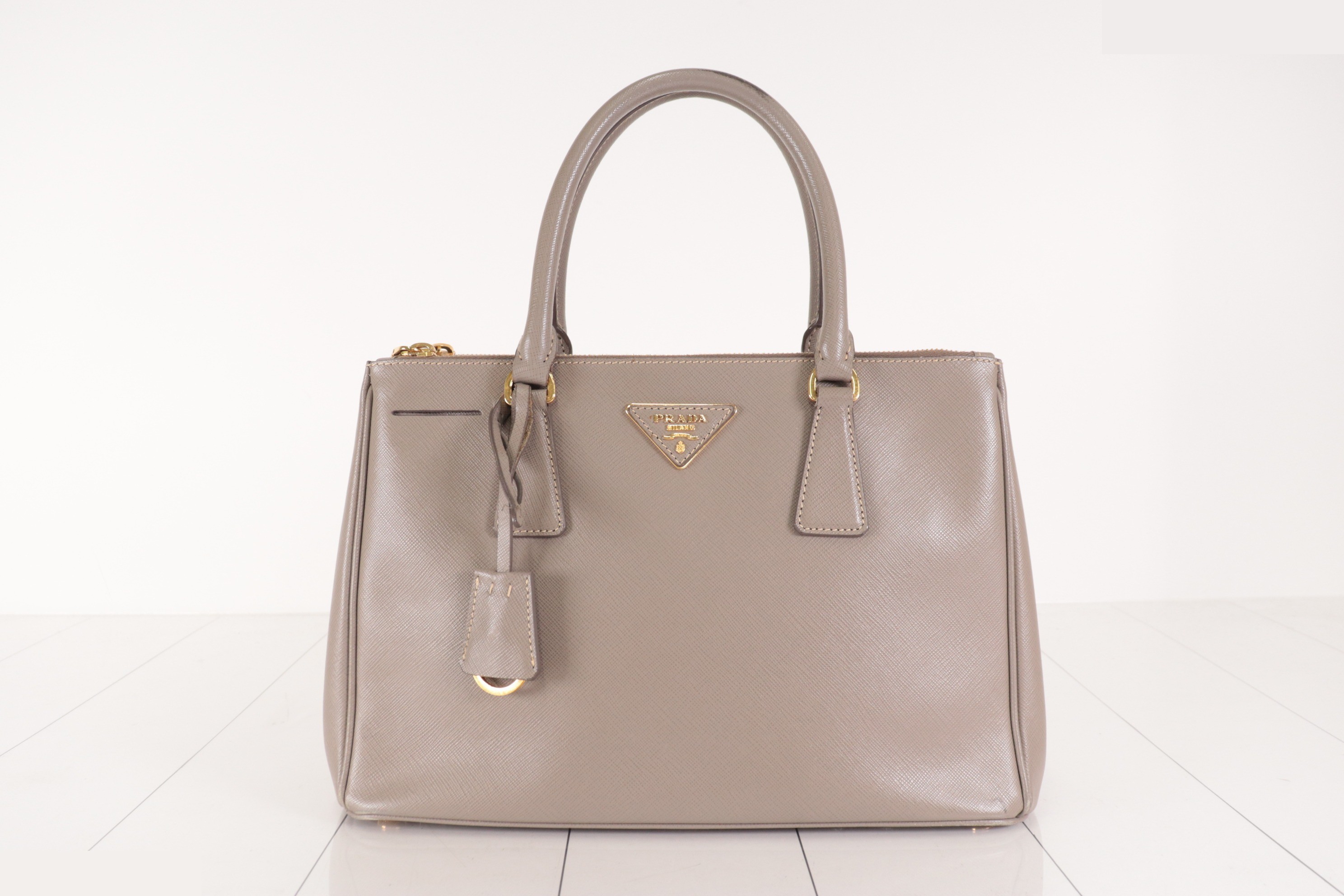Galleria Saffano 2-Way Handbag, Greige — view 2
