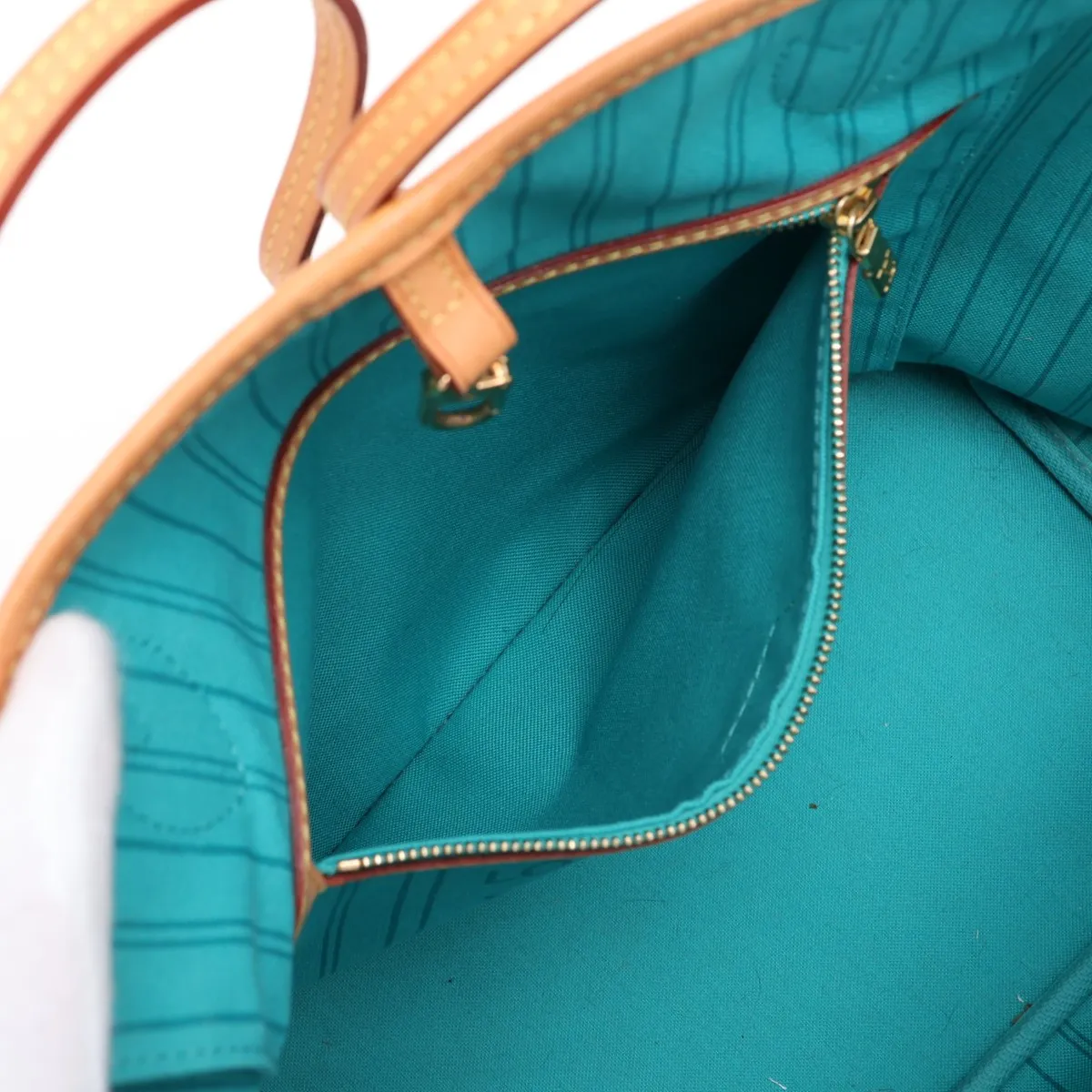 Monogram V Neverfull MM M41601 CA1105 Brown — view 8