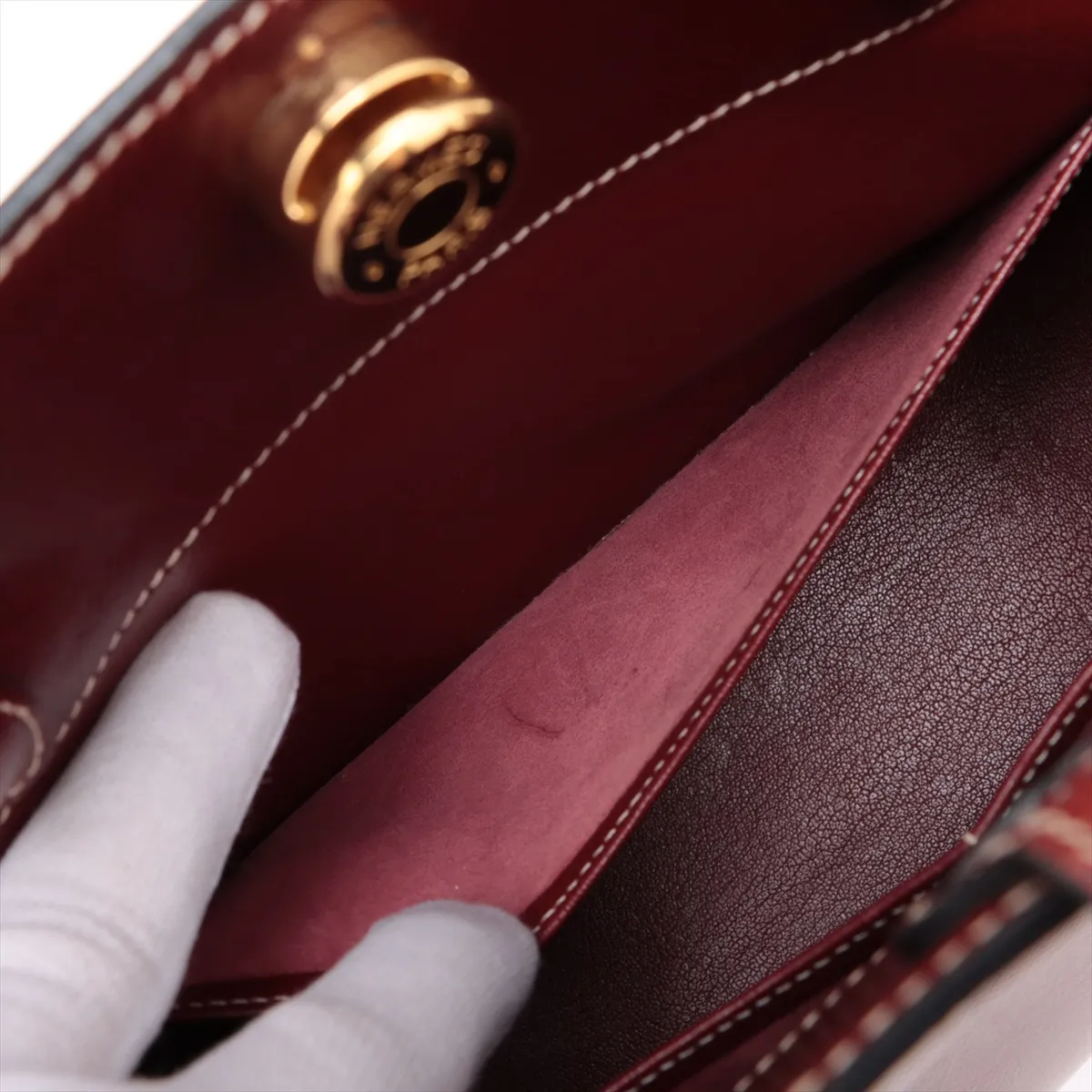 Dalvy MM Couchevel Rouge Ash Gold hardware E:2001 — view 8