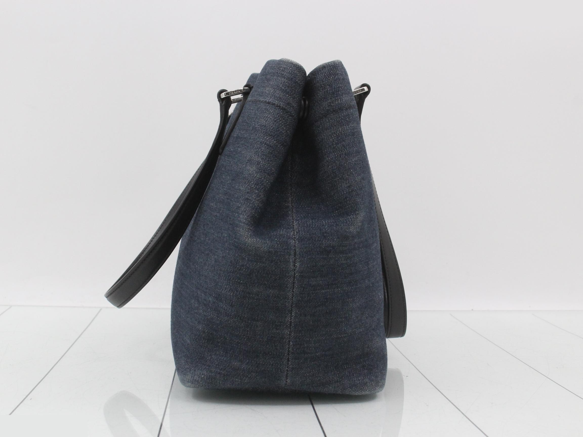 Denim Logo Tote Bag — view 3