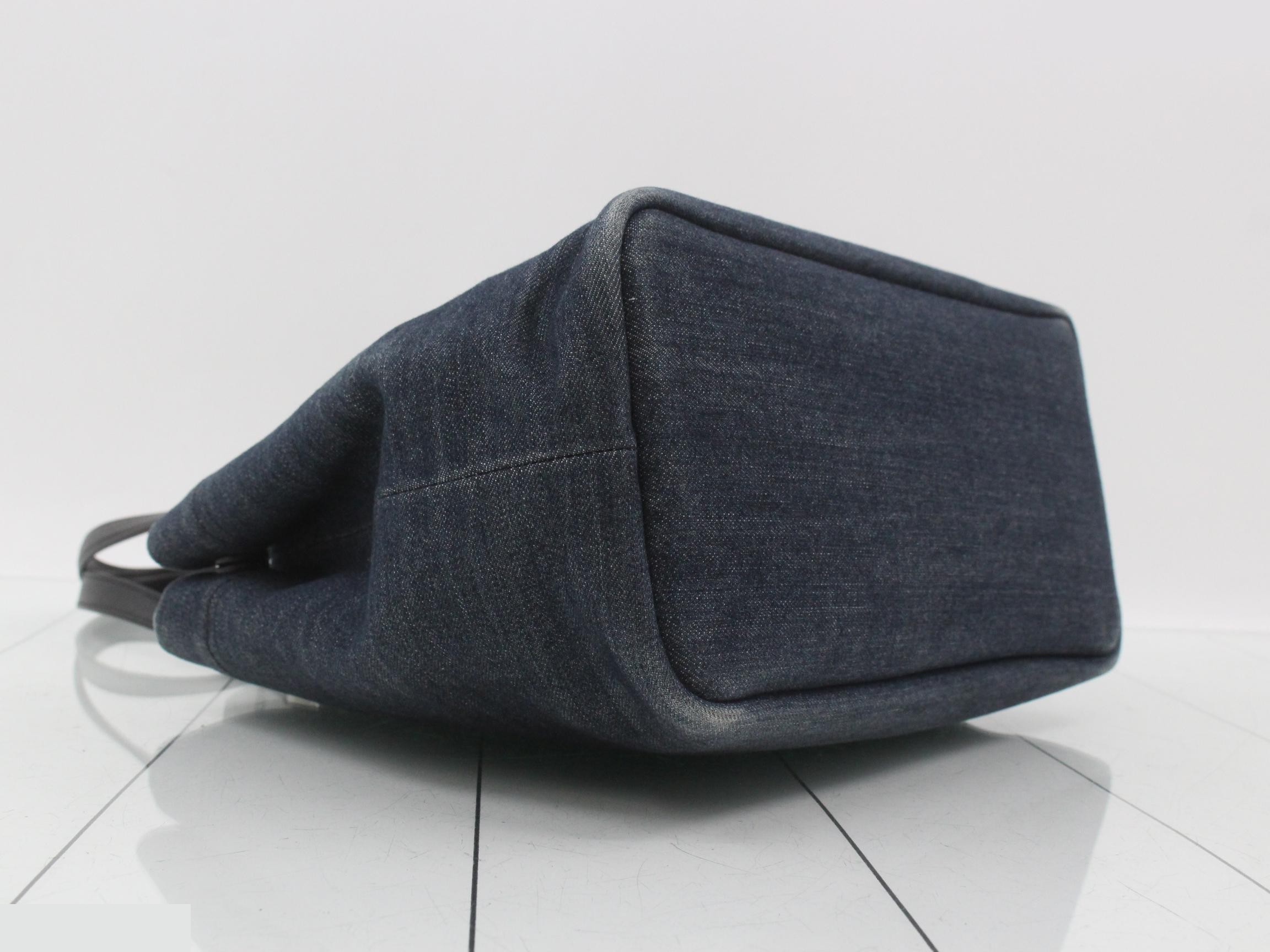 Denim Logo Tote Bag — view 5