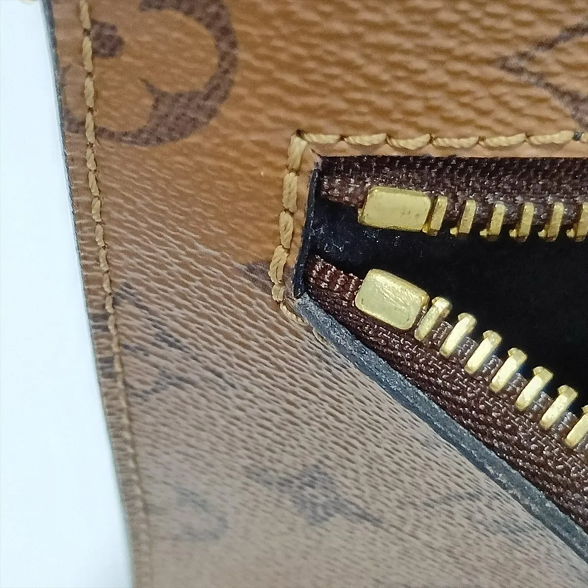 Monogram Reverse Pochette Metis MM M44876 DR1107 Brown (RFID detected) — view 15