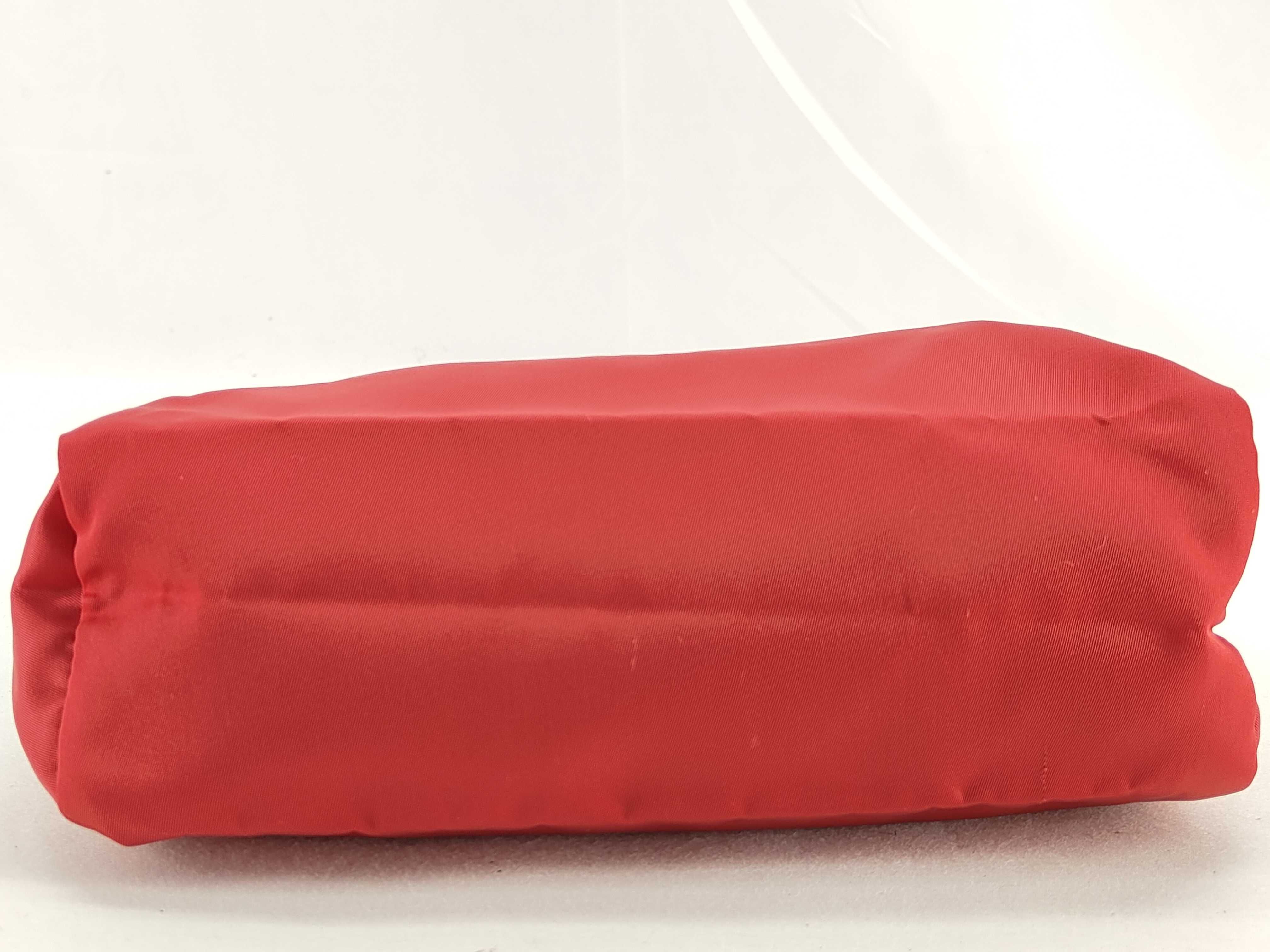 nylon pouch, red pouch — view 4
