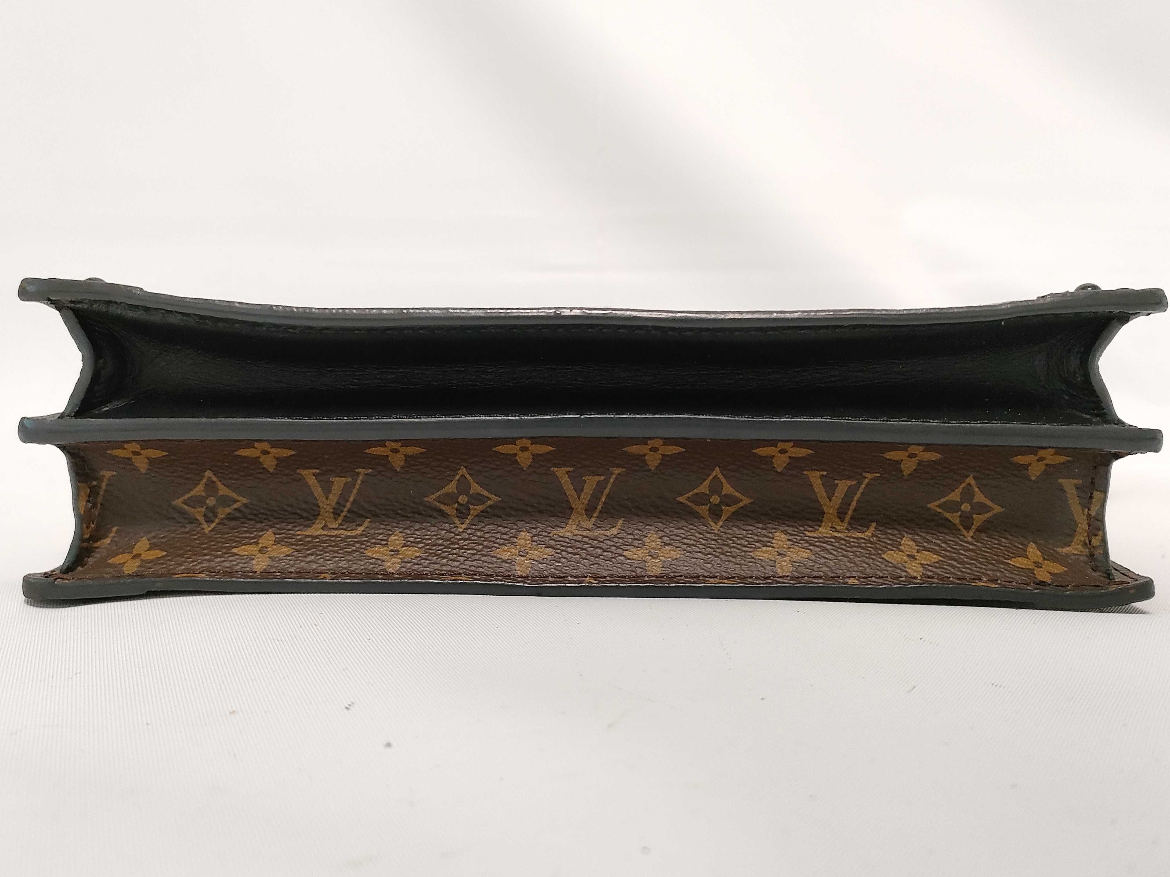 Monogram Trunk Clutch Brown Gold Monogram Reverse IC Shoulder Bag — view 7