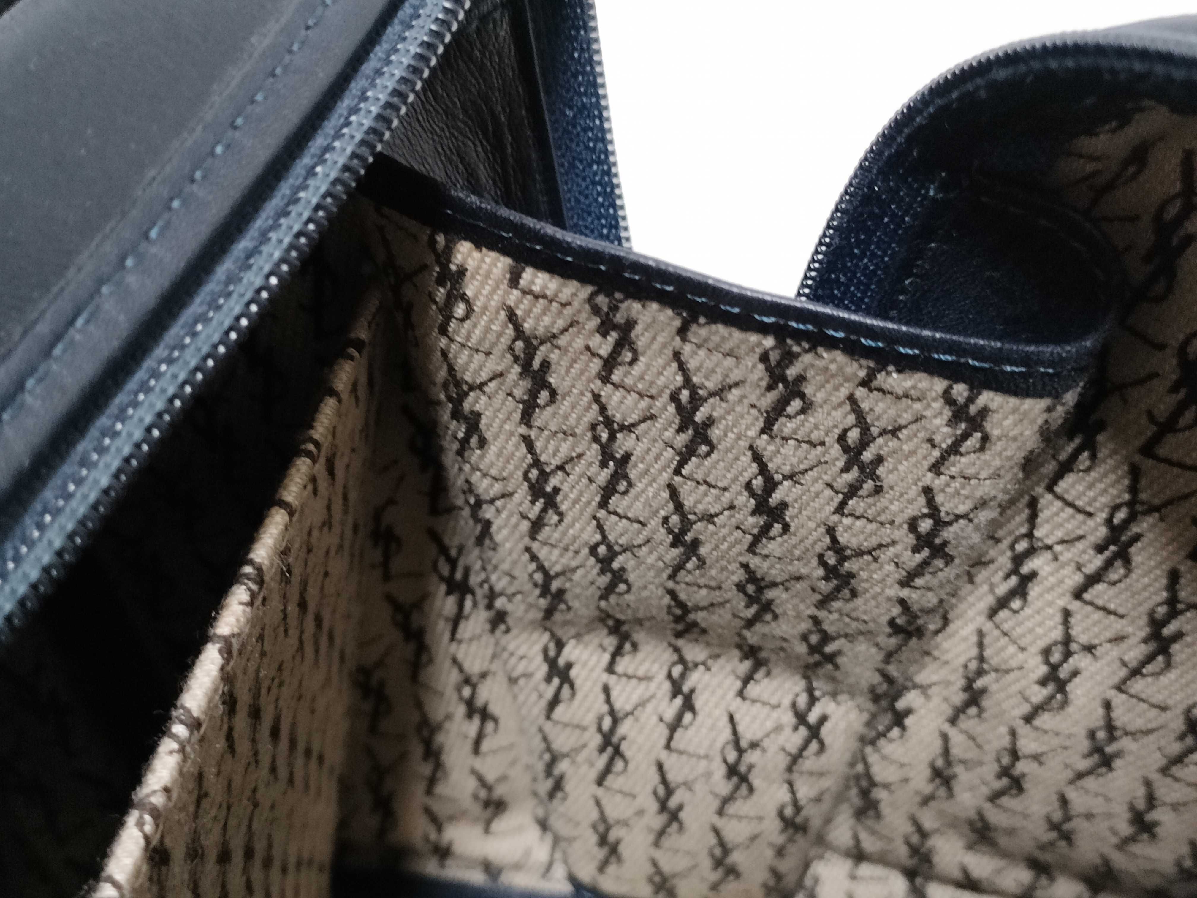 Leather Mini Boston Bag with Logo — view 15