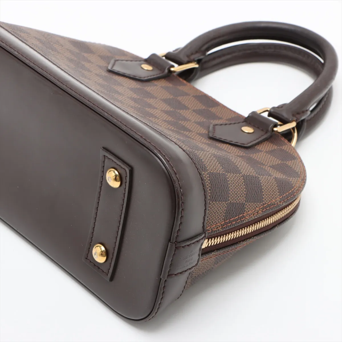 Damier Alma BB N41221 AR4200 Brown with initials RFID reaction — view 3