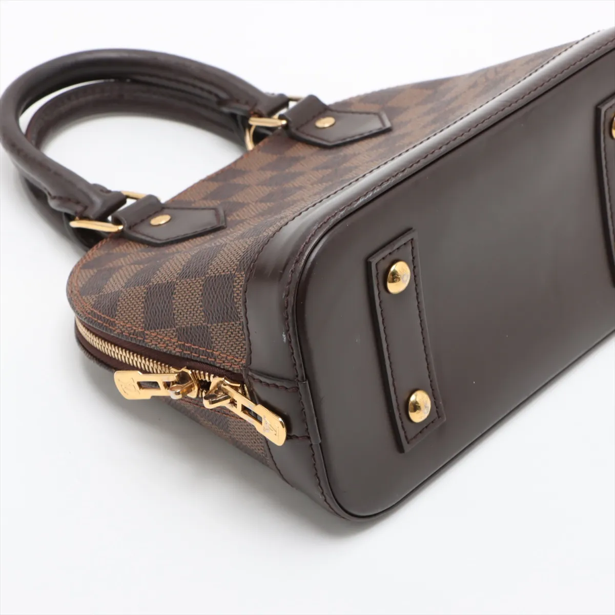 Damier Alma BB N41221 AR4200 Brown with initials RFID reaction — view 4