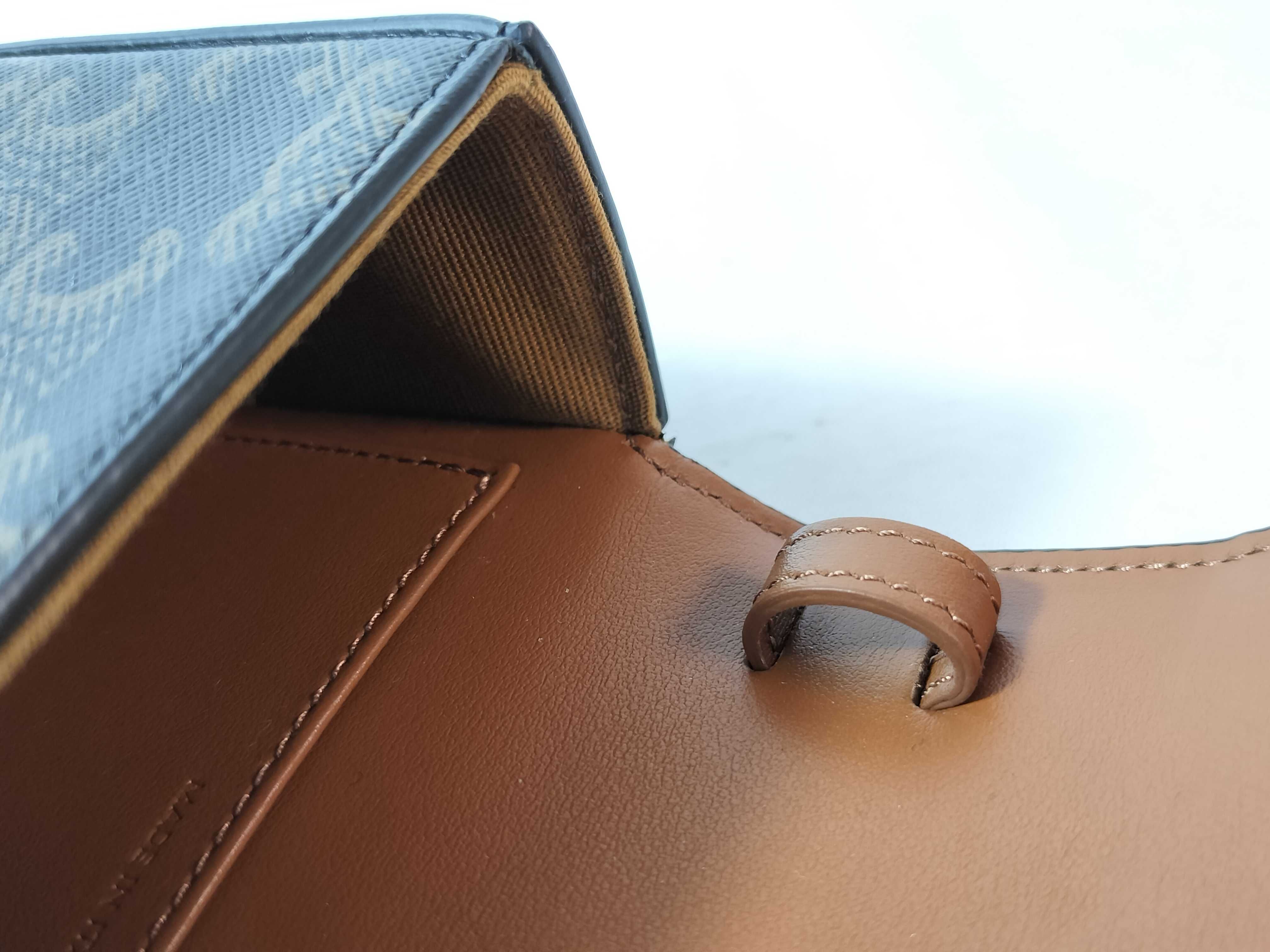 Triomphe Mini Claude Leather Shoulder Bag — view 9