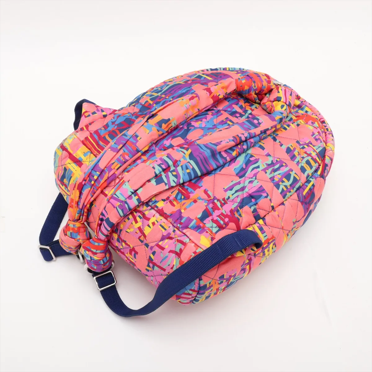 Coco Mark Canvas Backpack, Multicolor, Silver Hardware, 25451350, Serial Number 25 — view 5