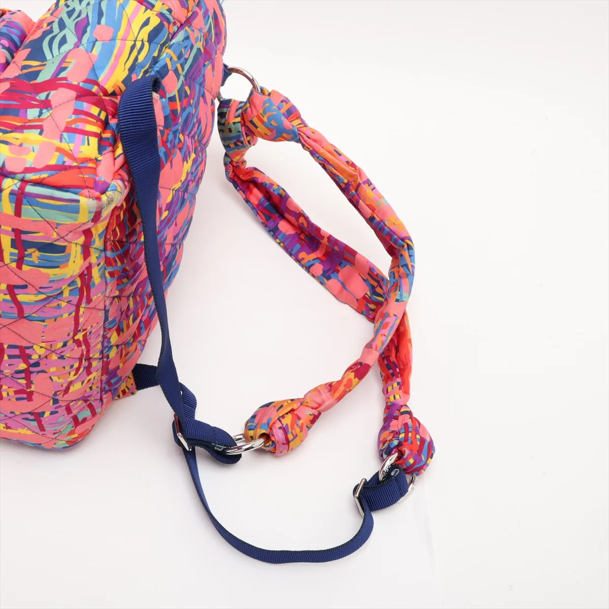 Coco Mark Canvas Backpack, Multicolor, Silver Hardware, 25451350, Serial Number 25 — view 6