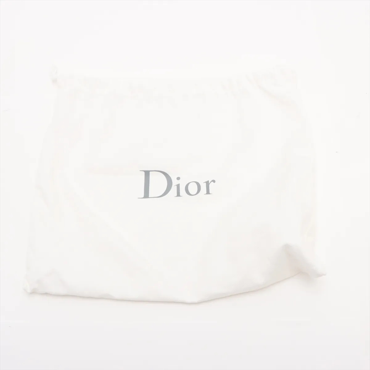 Oblique Canvas x Leather Clutch Bag Navy — view 9