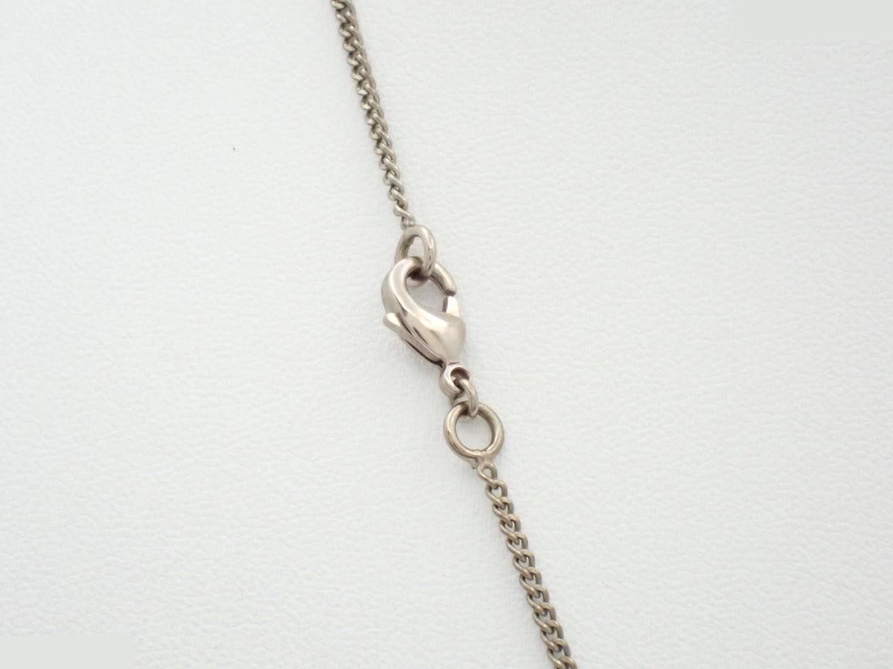 Necklace B14C Coco Mark Rhinestone Pearl — view 2