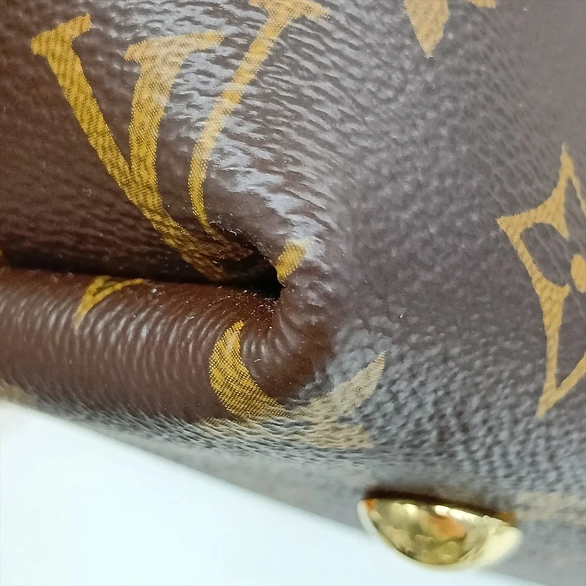 Monogram Carryall NM PM M46203, serial number unknown, brown. — view 13