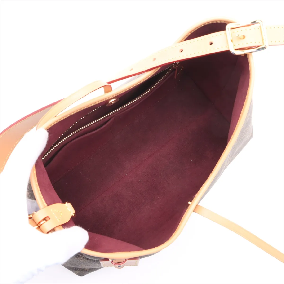 Monogram Carryall NM PM M46203, serial number unknown, brown. — view 6